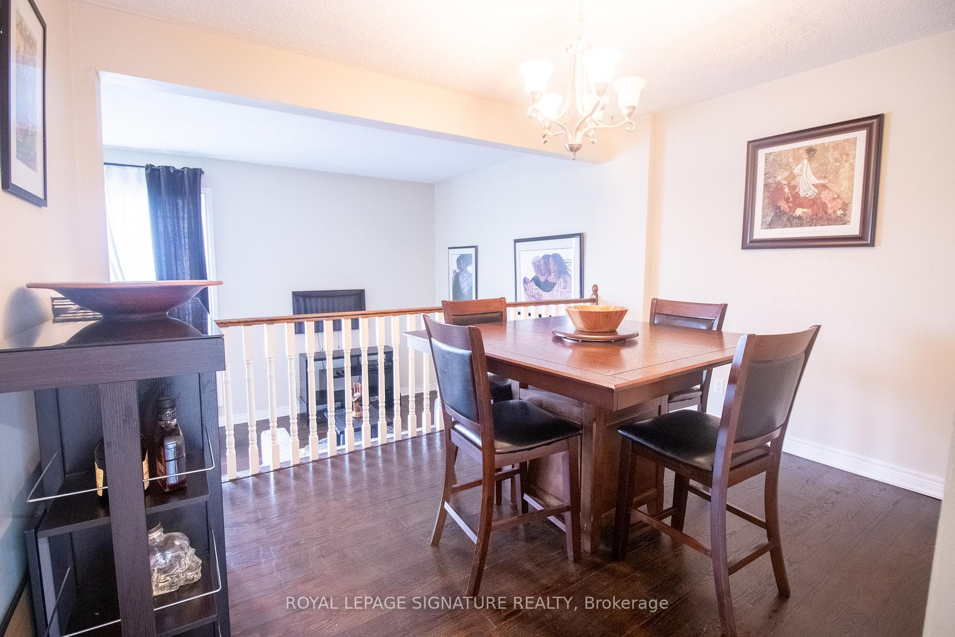 Dining Room Overlooking the Living Room