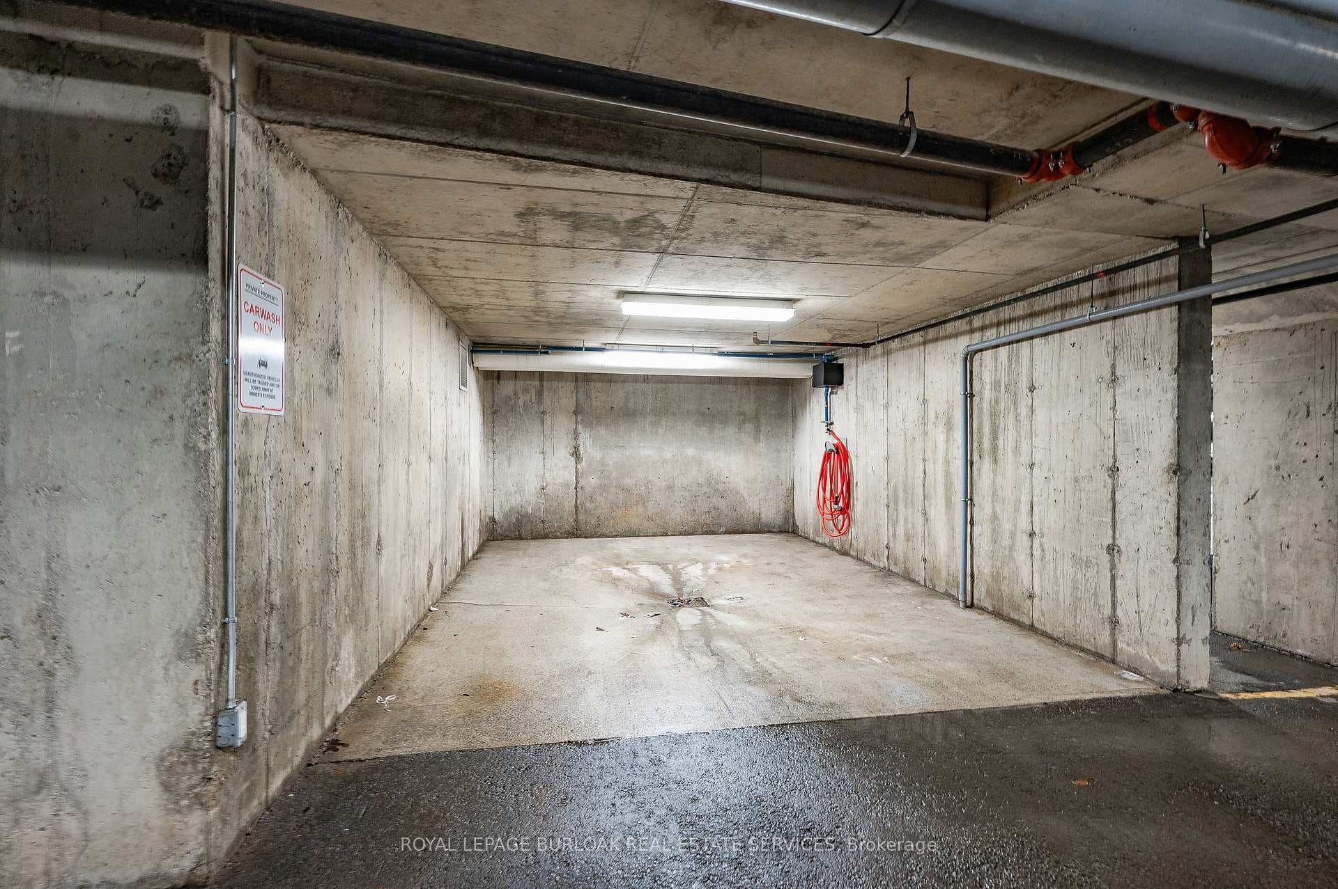 Car Wash in undergroiund garage