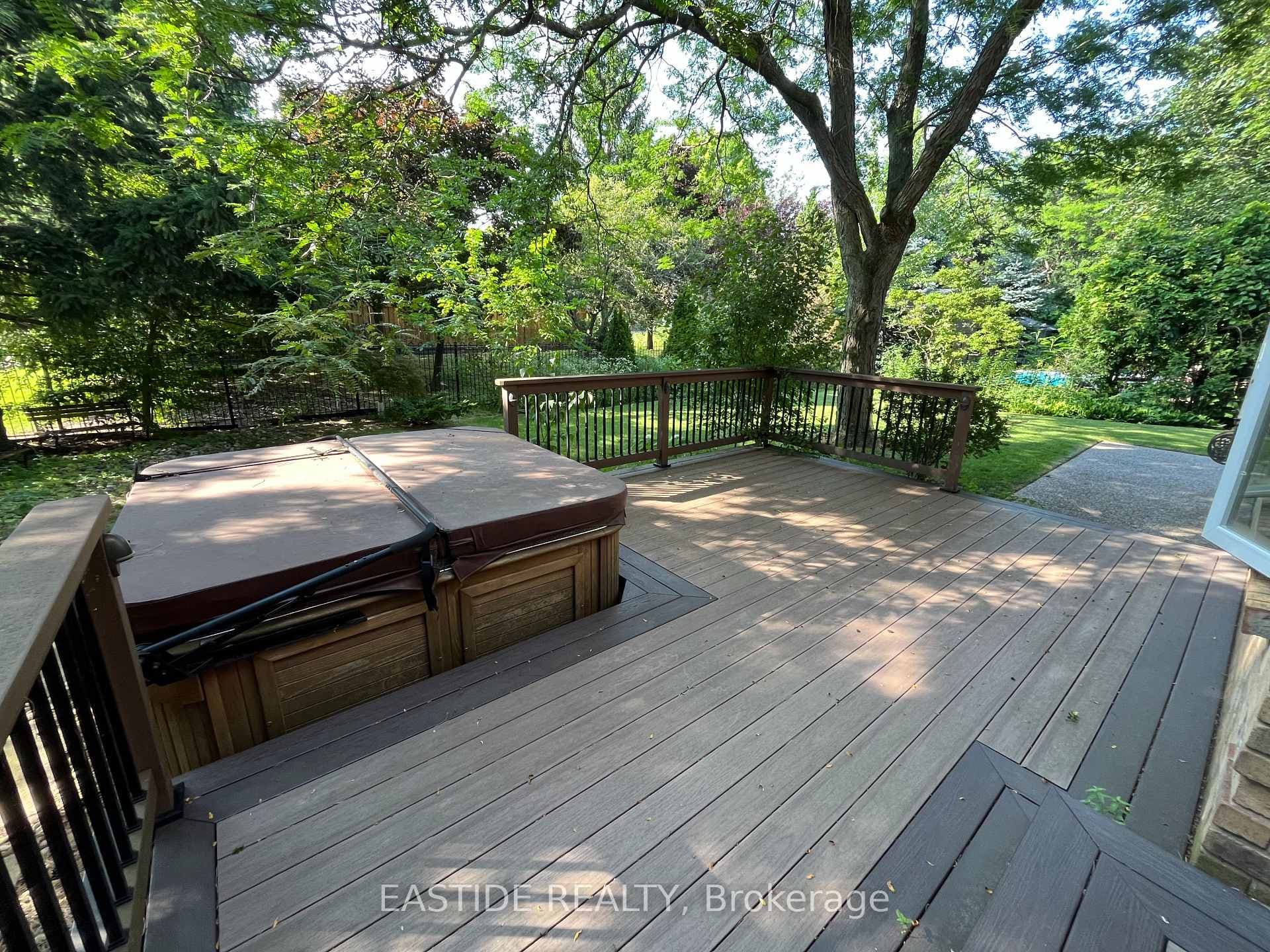 back yard deck