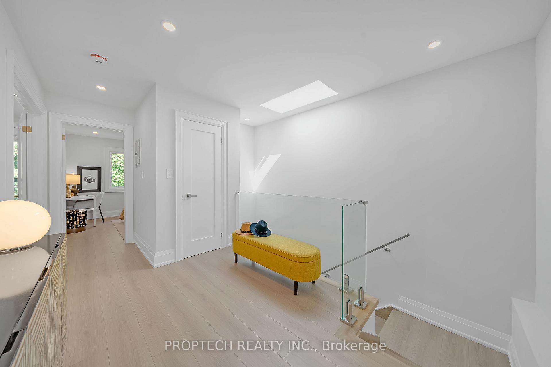 Skylight and Frameless Glass Railings