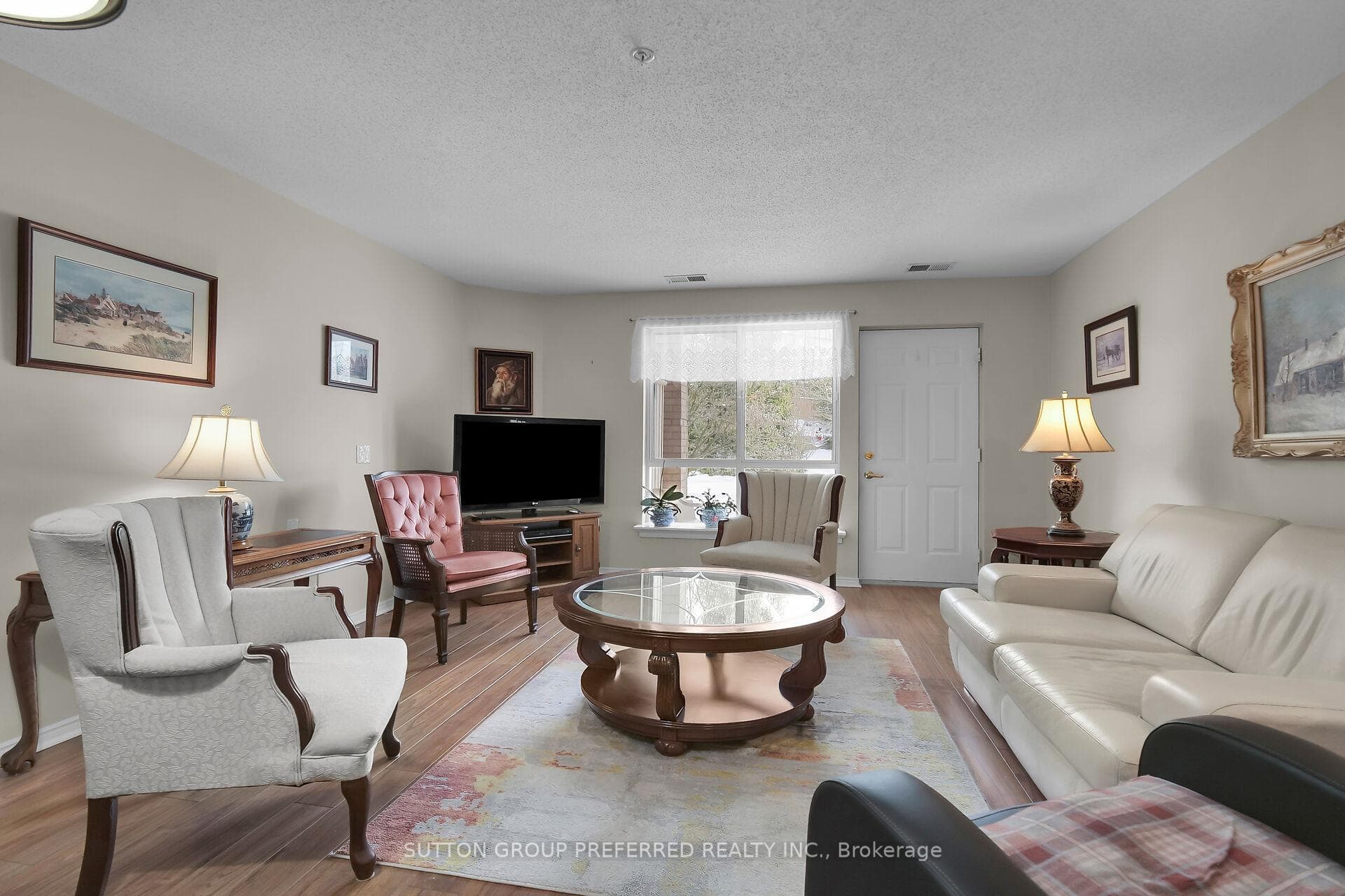 Laminate Flooring in Bright Living Room
