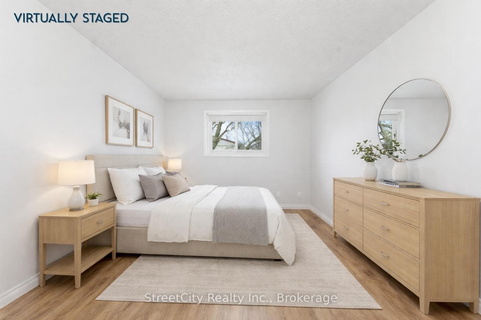Primary bedroom (virtually staged)