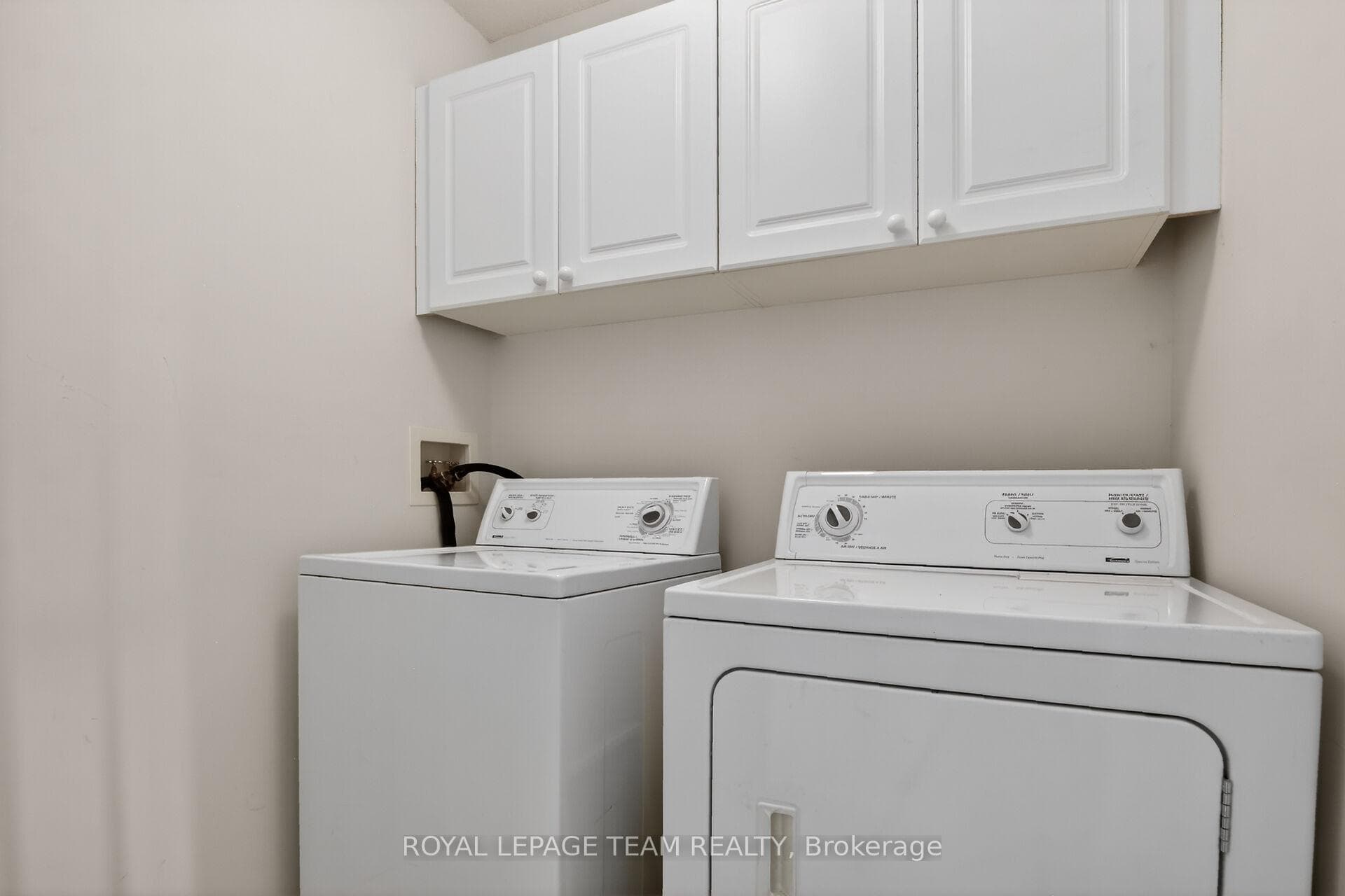 Laundryrm conveniently located on main level