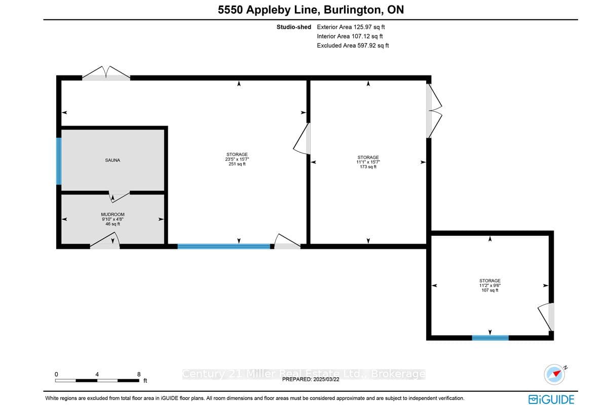 Floor plans - outside structure