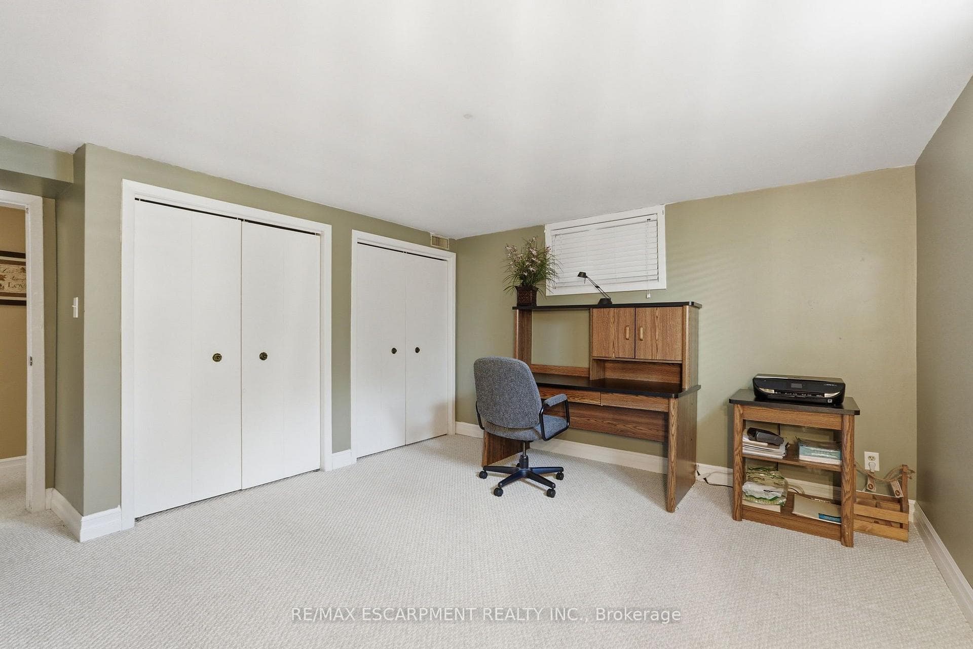 Basement Bedroom #4 - Large closets