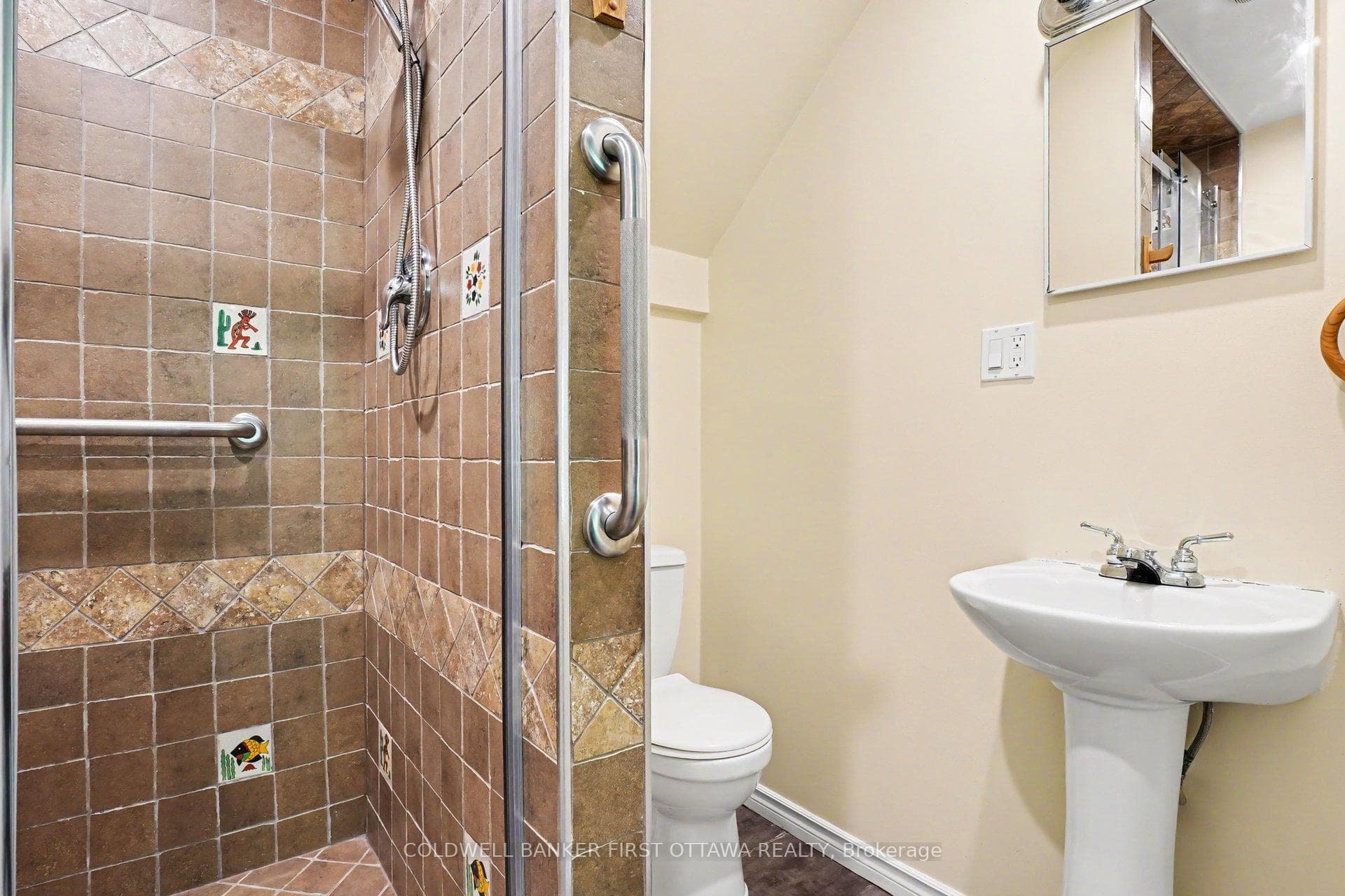 Lower level bathroom
