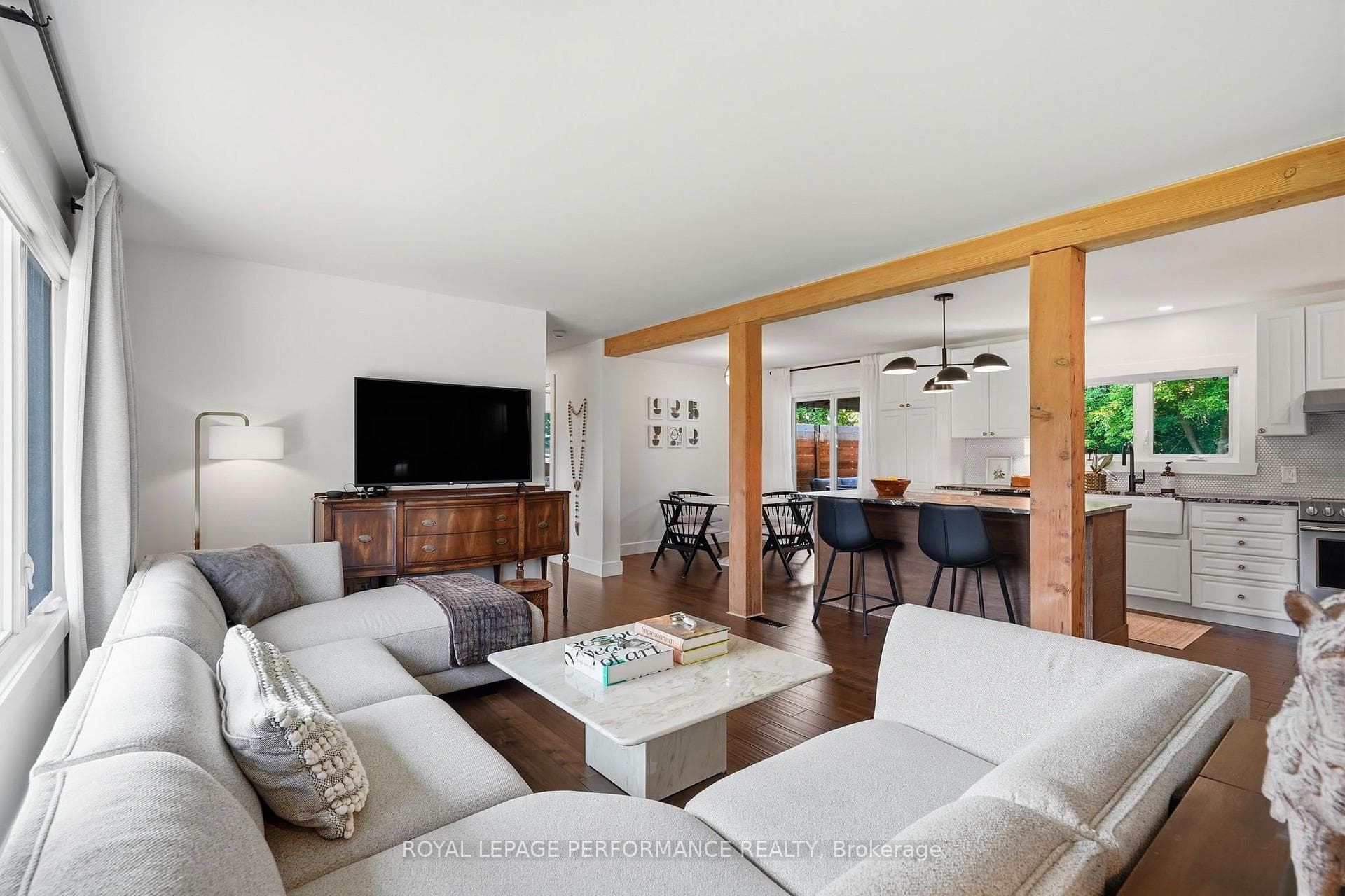 Main floor open concept
