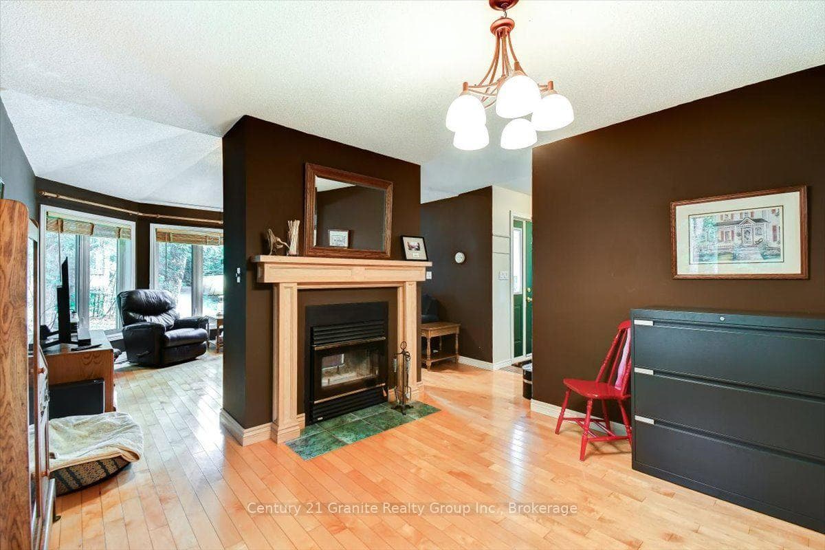 Double Sided Fireplace