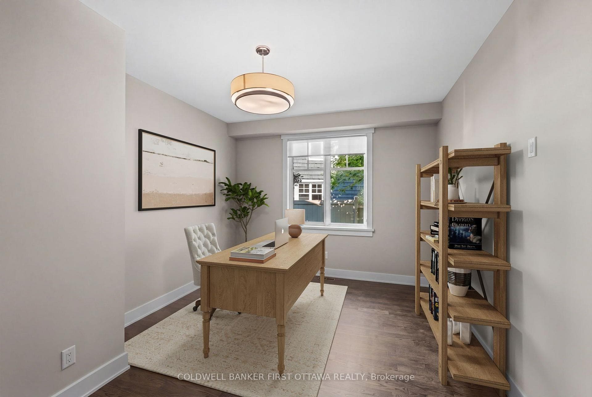 main floor den (virtually staged)