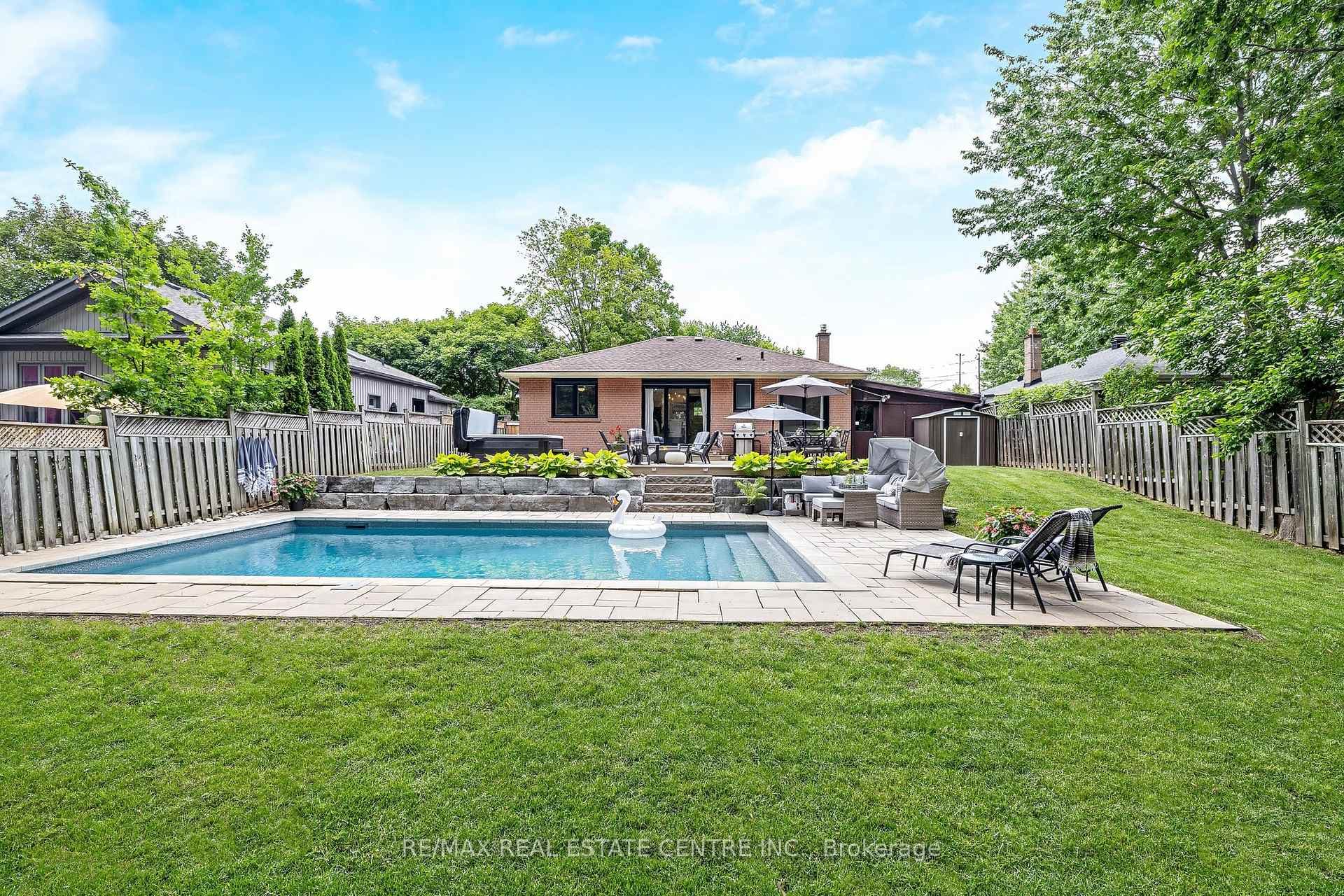 Resort style backyard