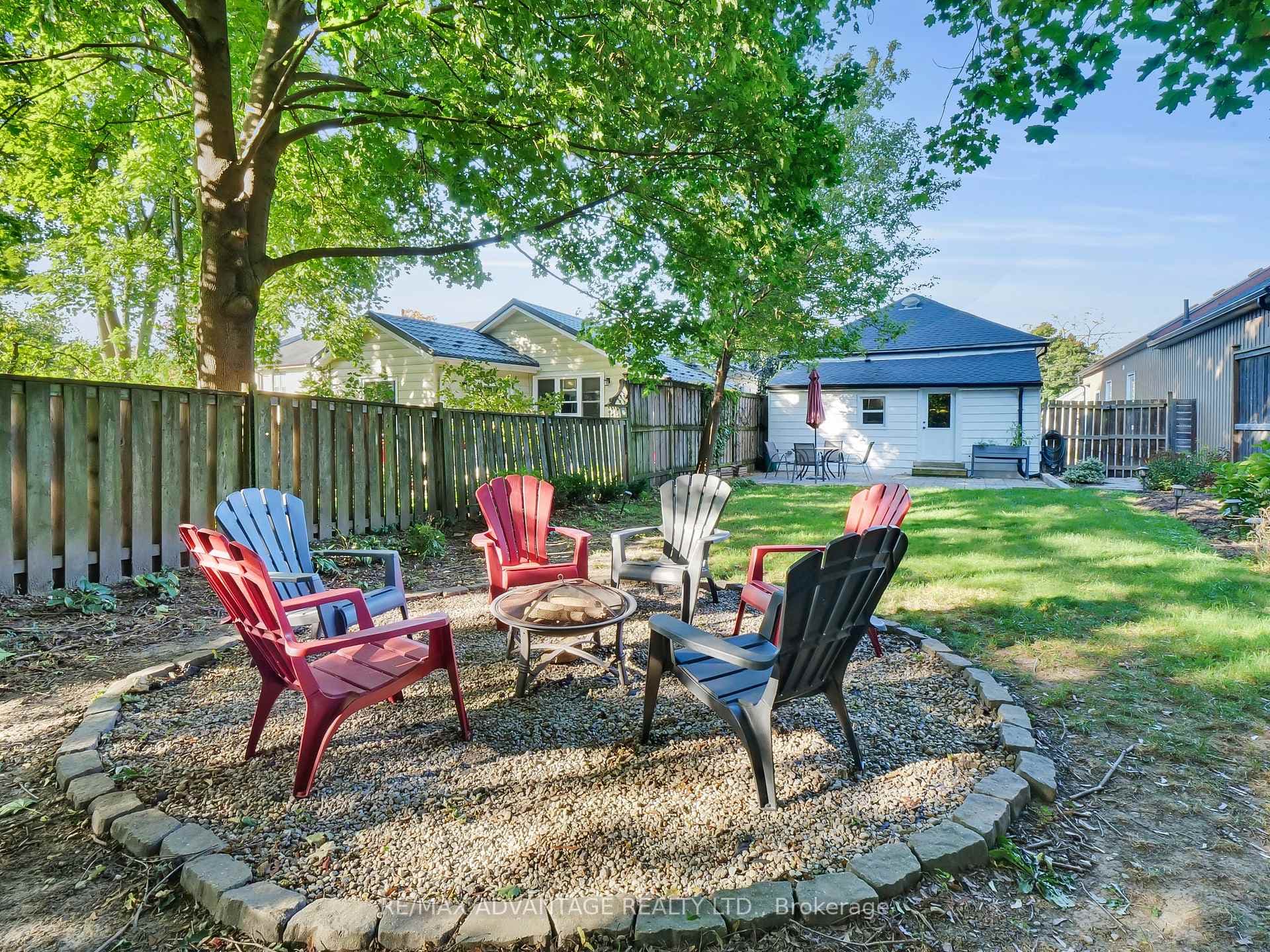 Fire pit for summer & fall evenings