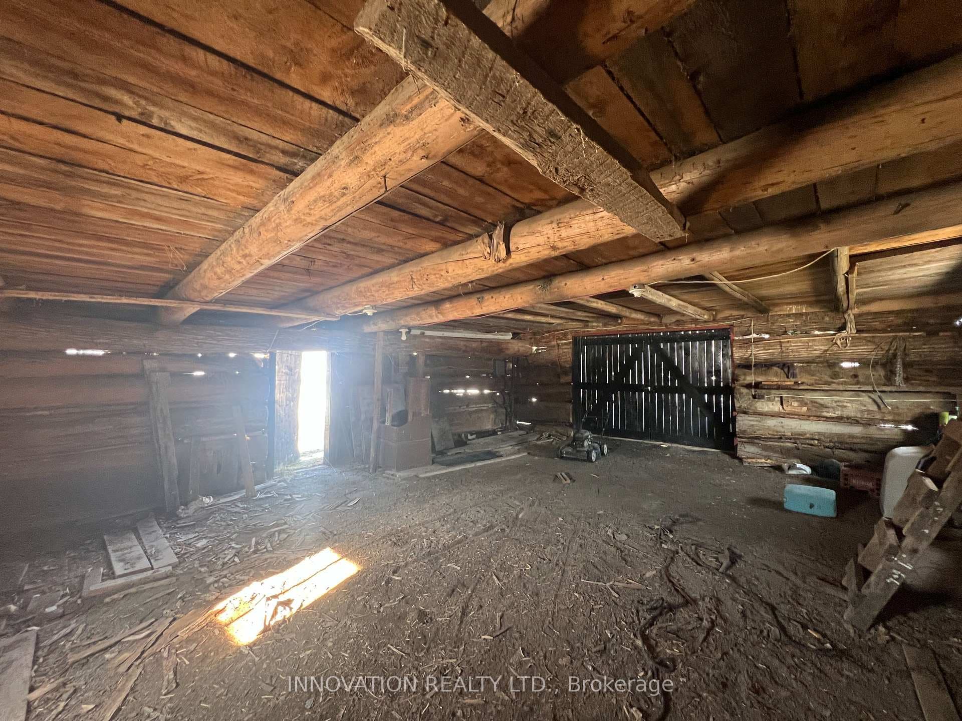 Large Log Garage