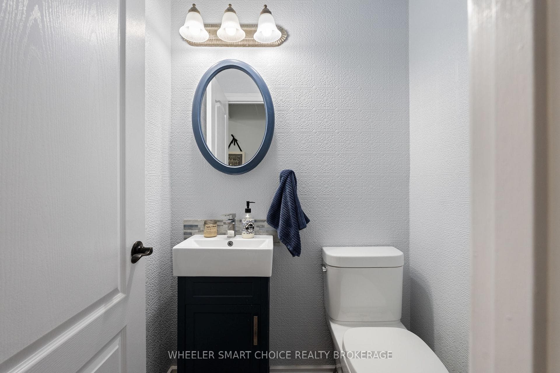 Main floor powder room.