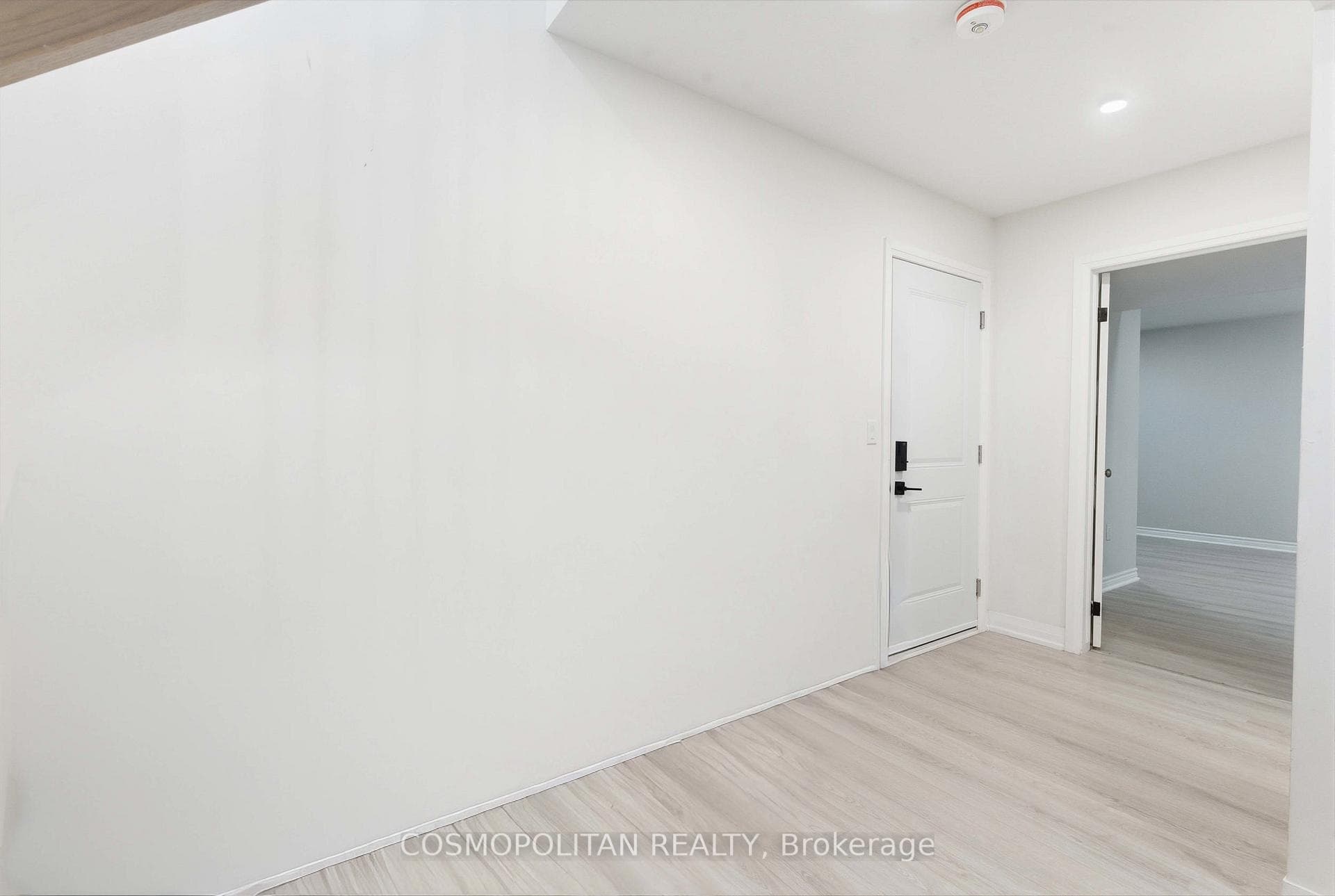 Basement entrance through the garage