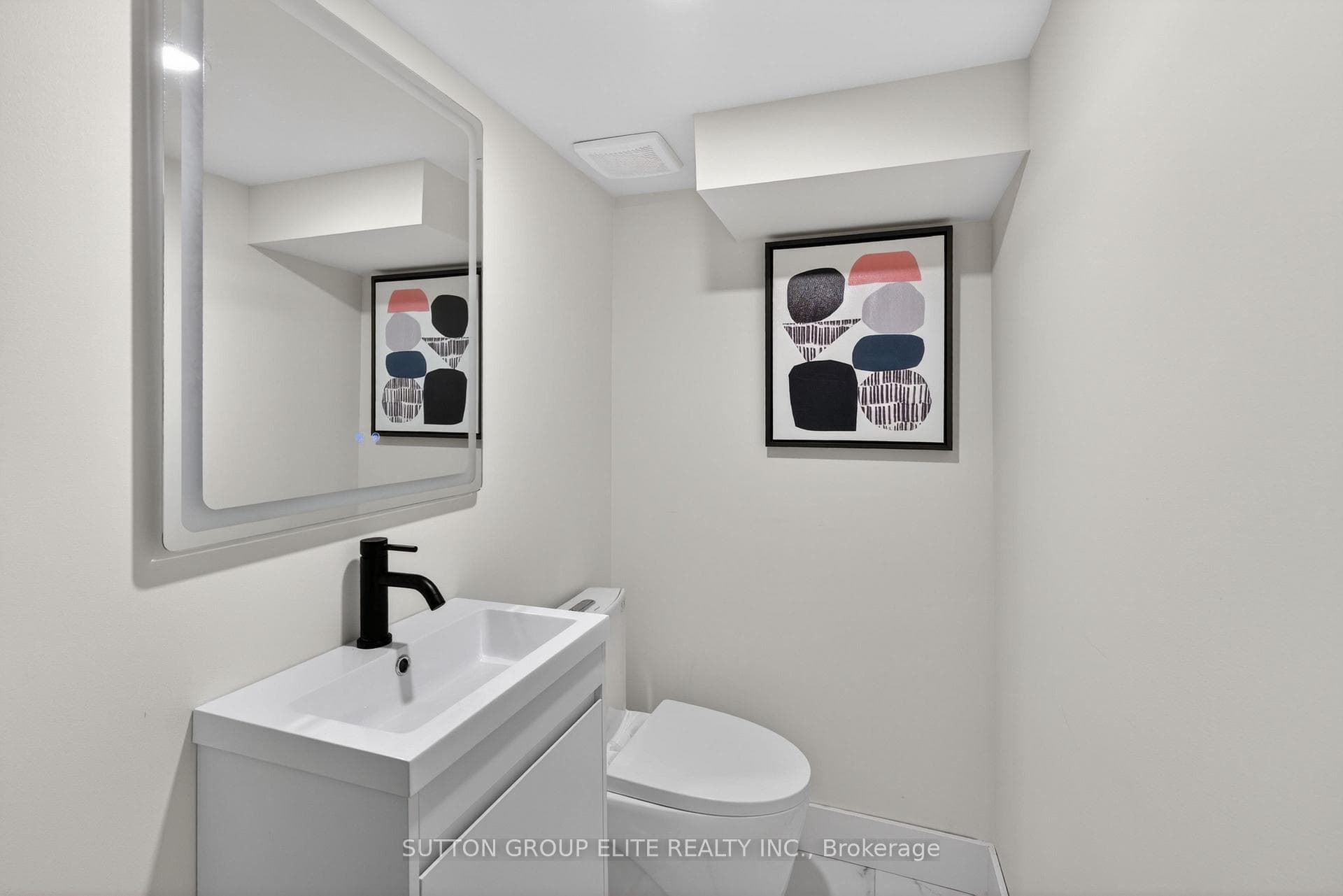 Lower 2 piece powder room