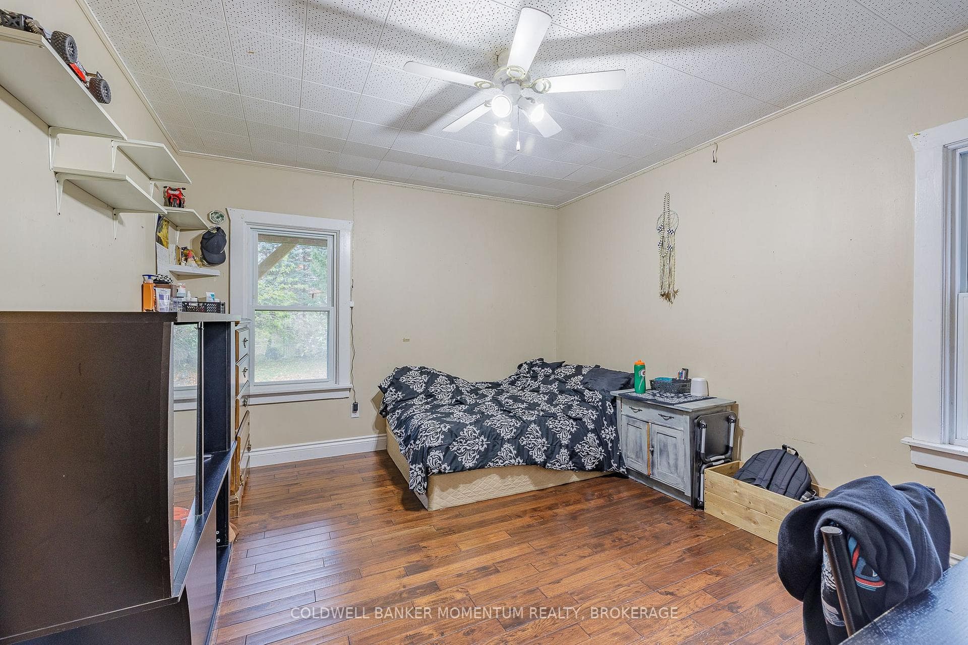 Primary bedroom in main floor unit