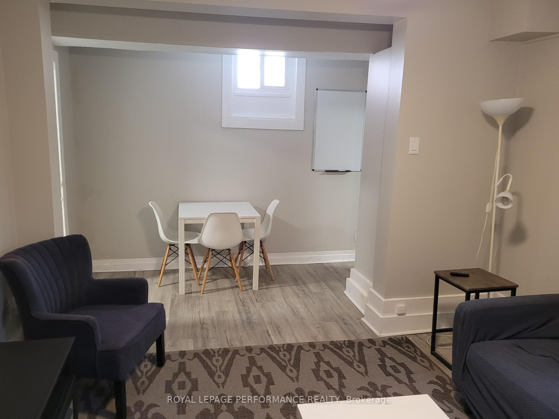 View of the dining are from the living room