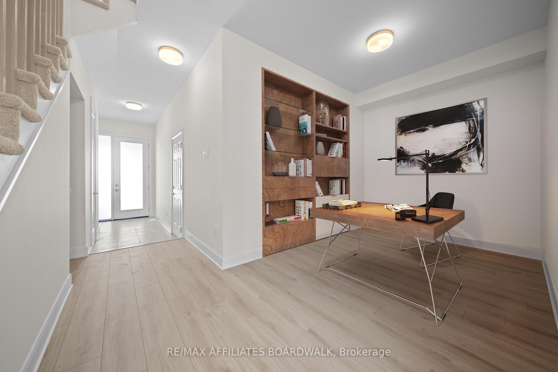 Photo includes virtual staging