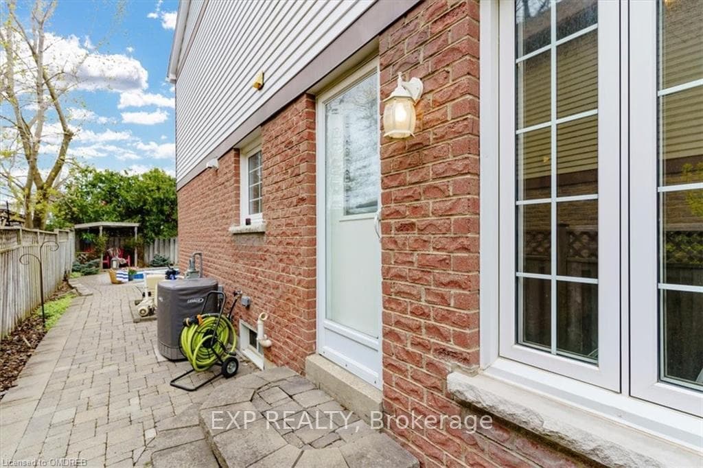 Side exit to the backyard