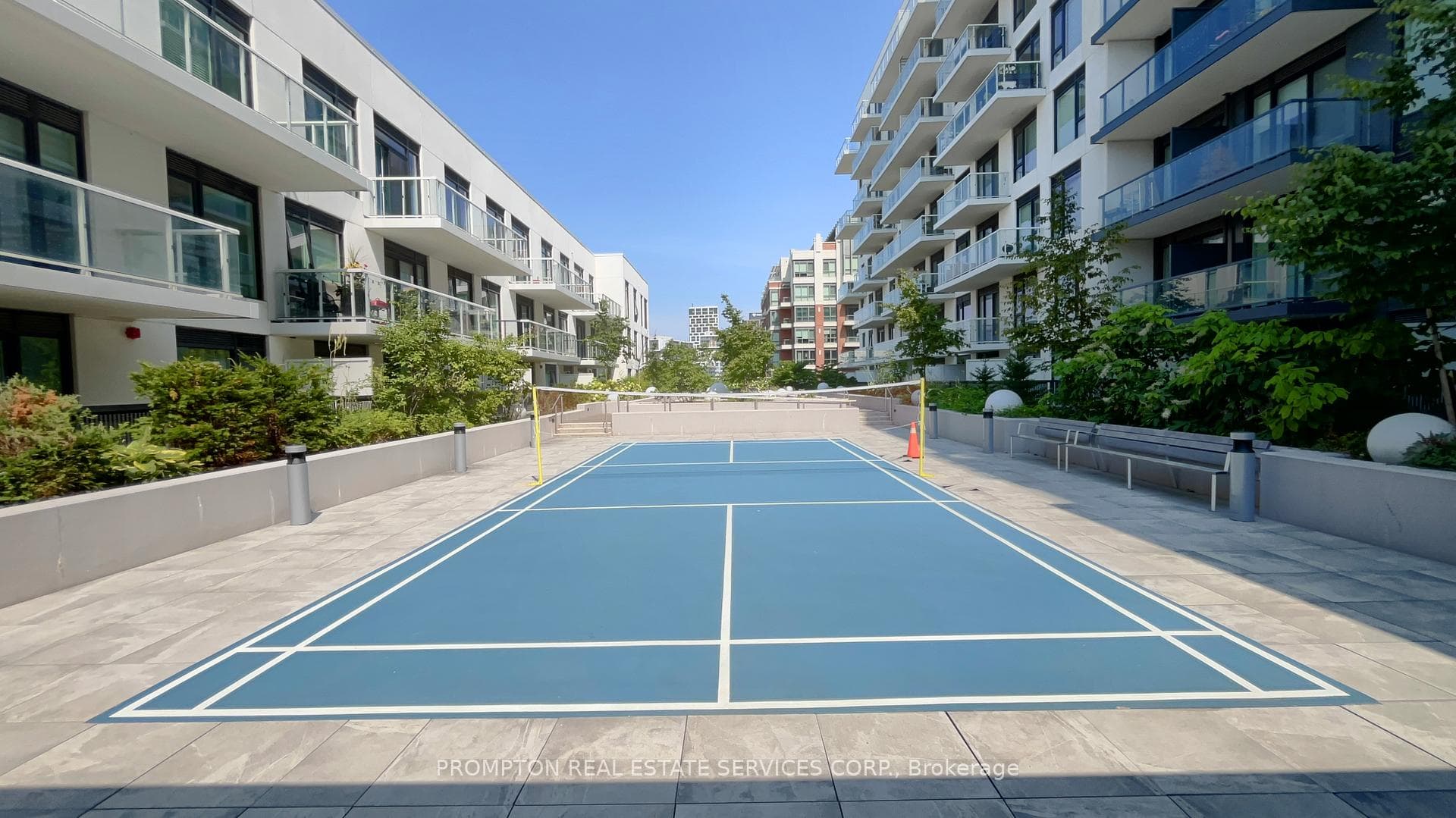 Outdoor Volleyball & Badminton Court