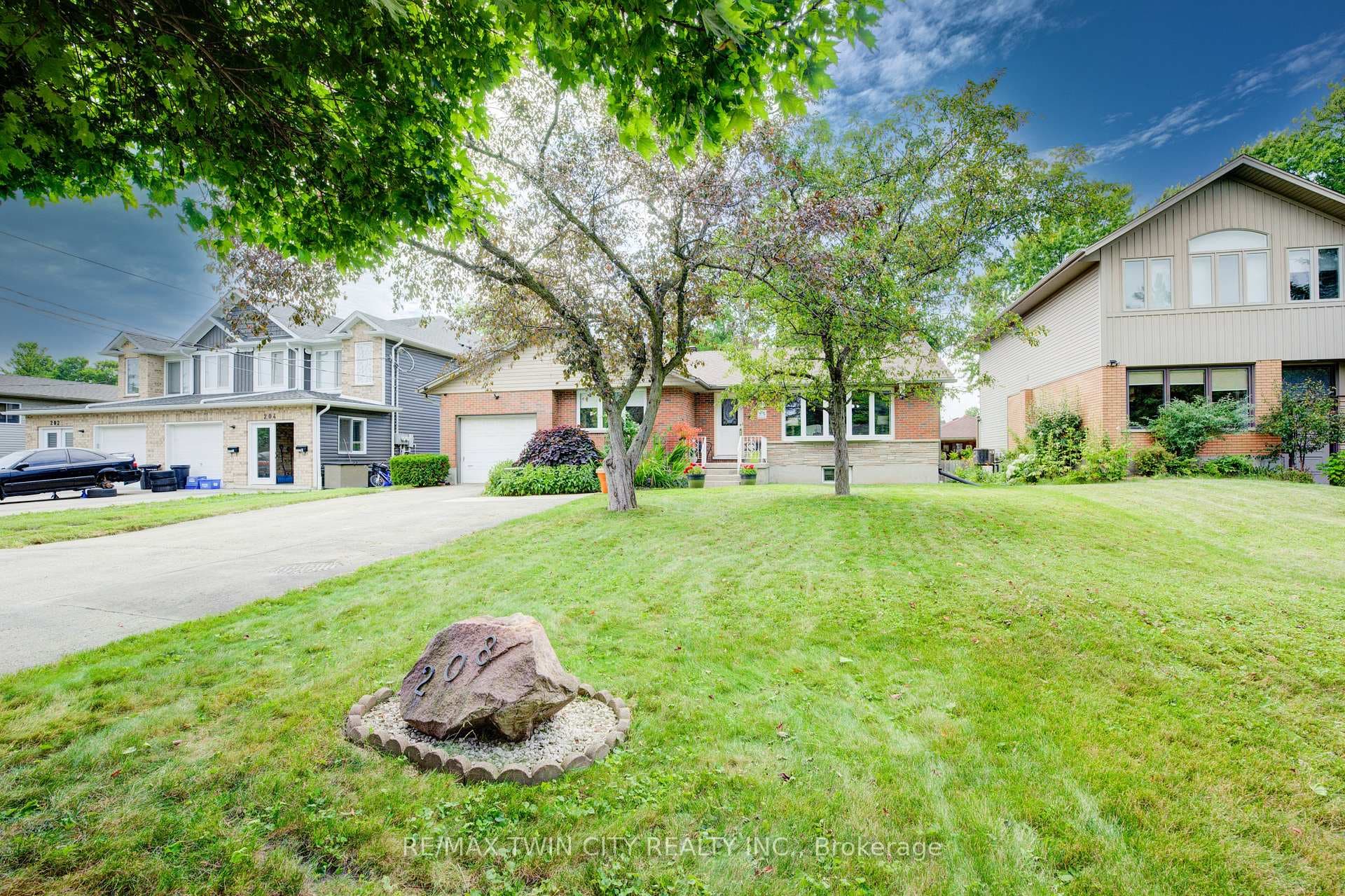 Nestled on a spacious lot