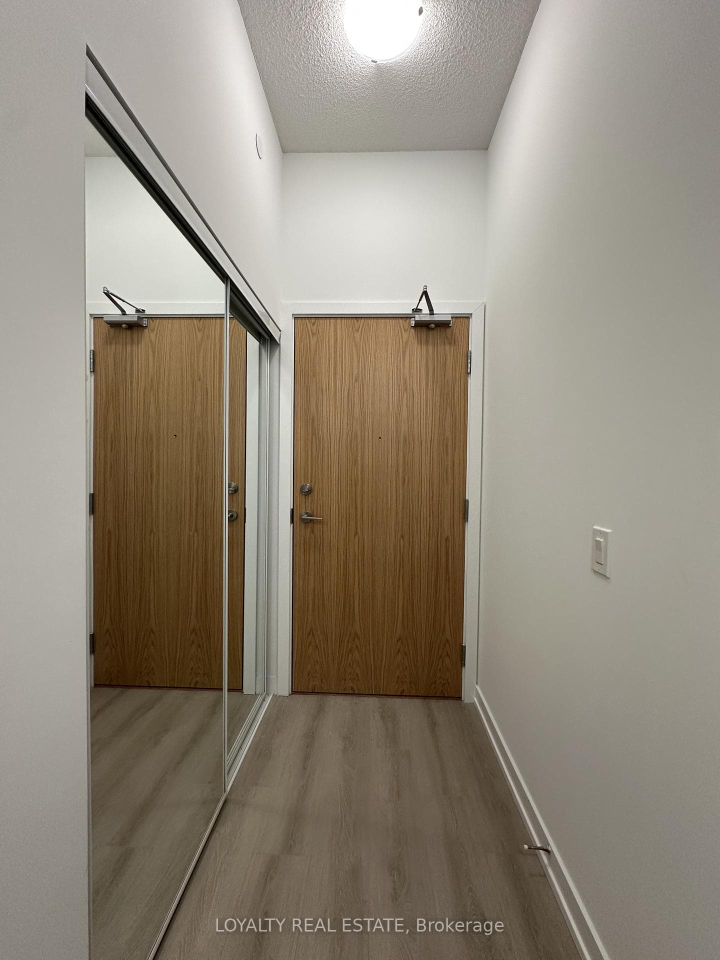 Entrance to unit