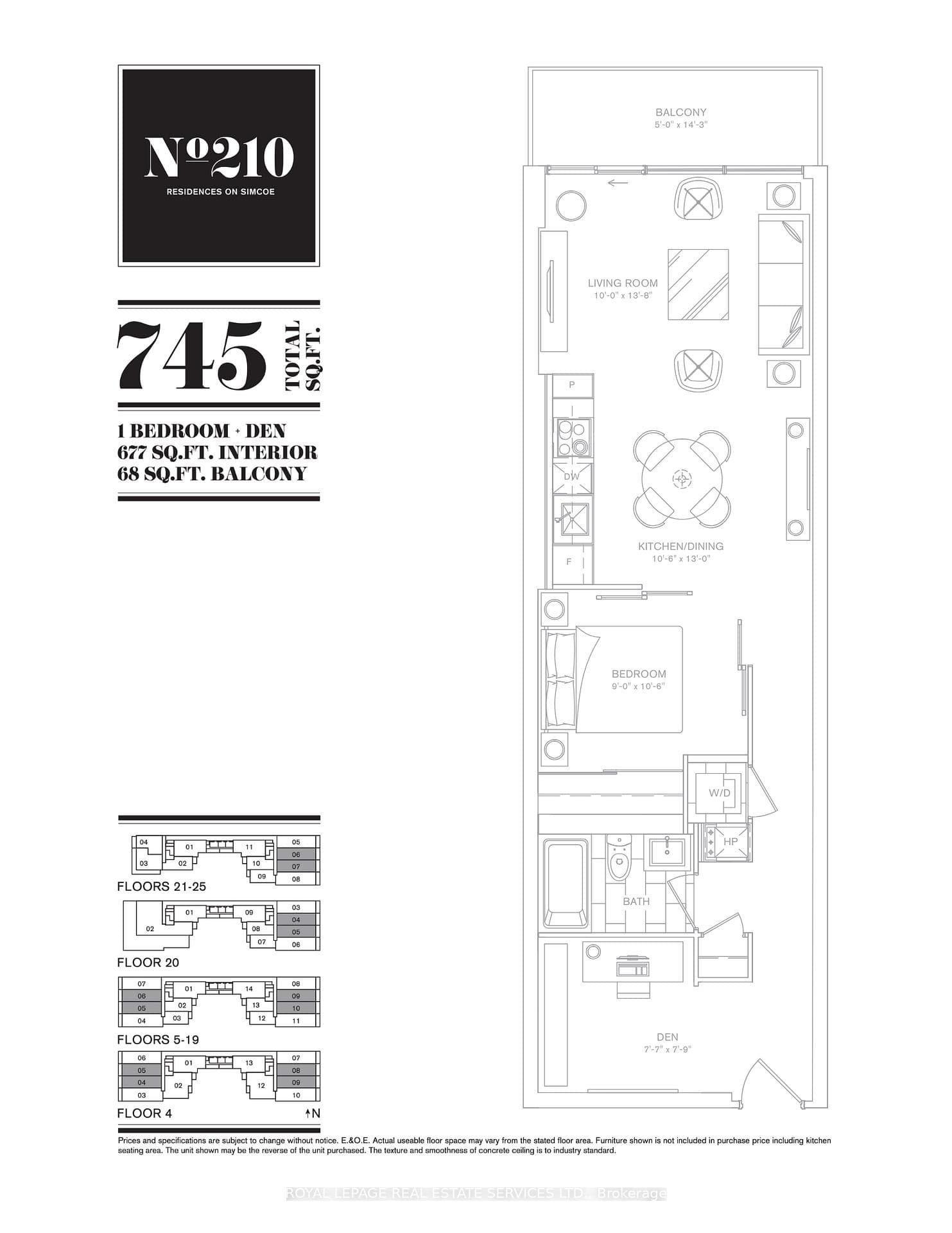 UNIT 1505 - FLOOR PLAN