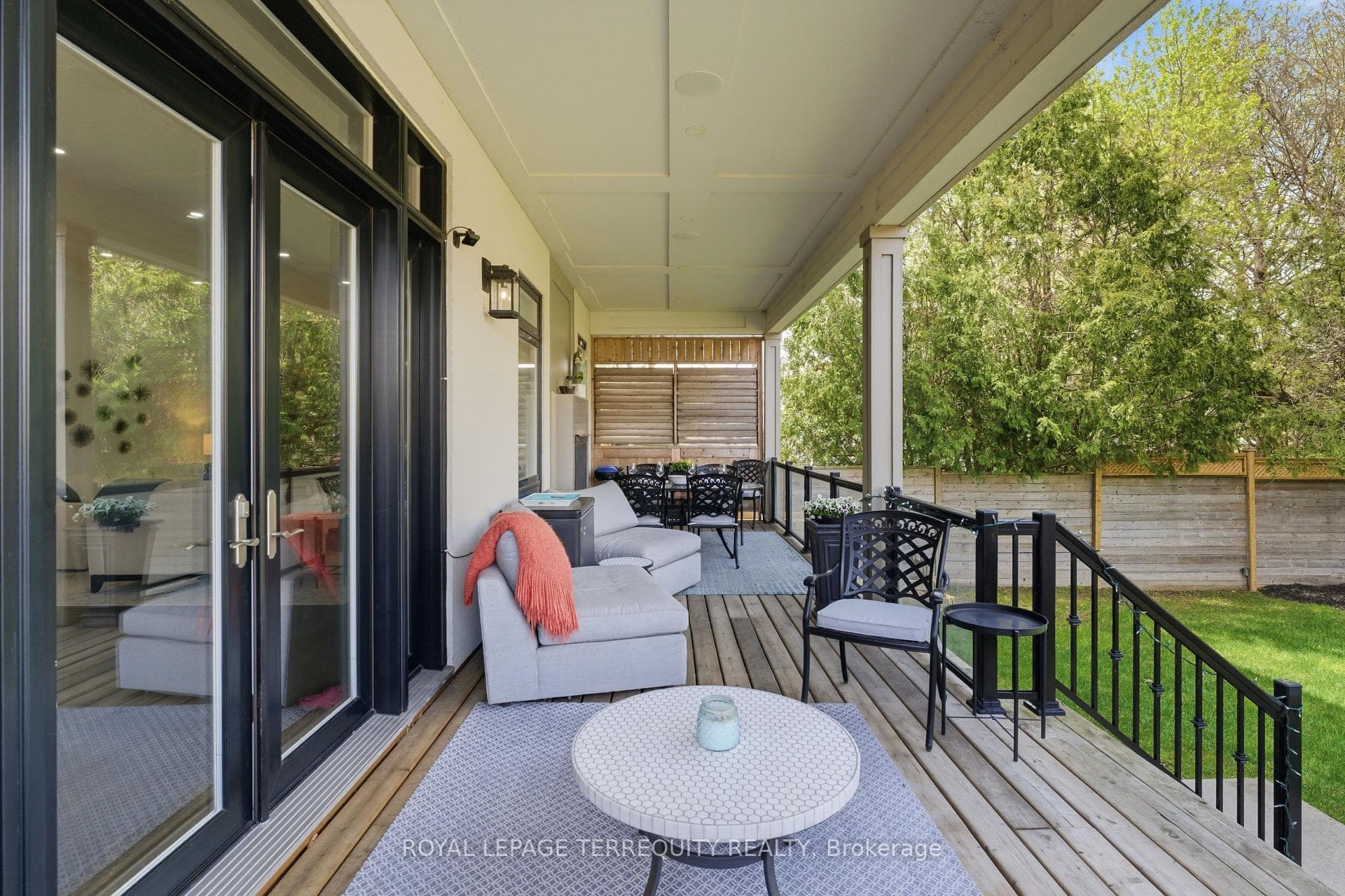 Enjoy rainy days on your deck...