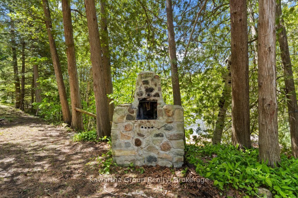Old Stone Feature in Yard