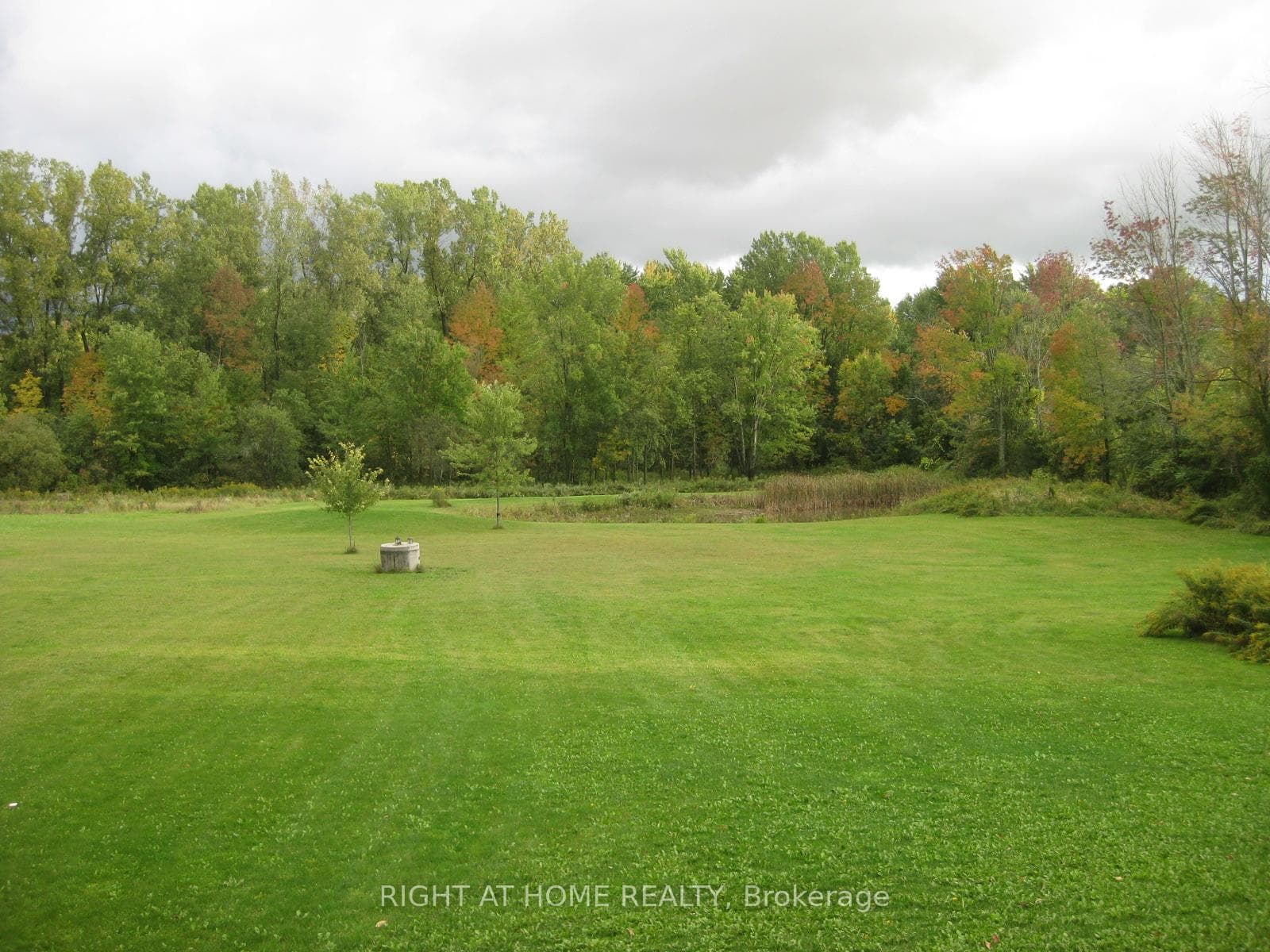 Backyard Overlooking Pond