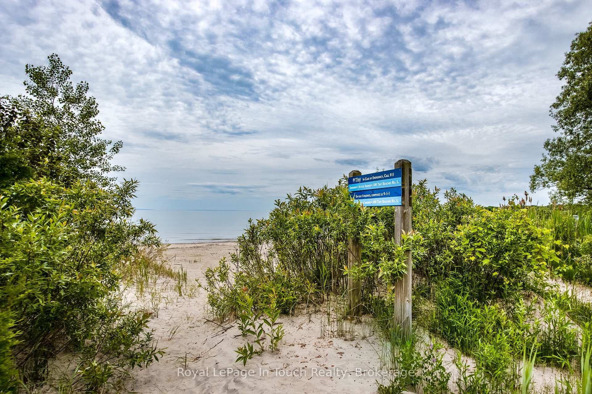 Nearby beach