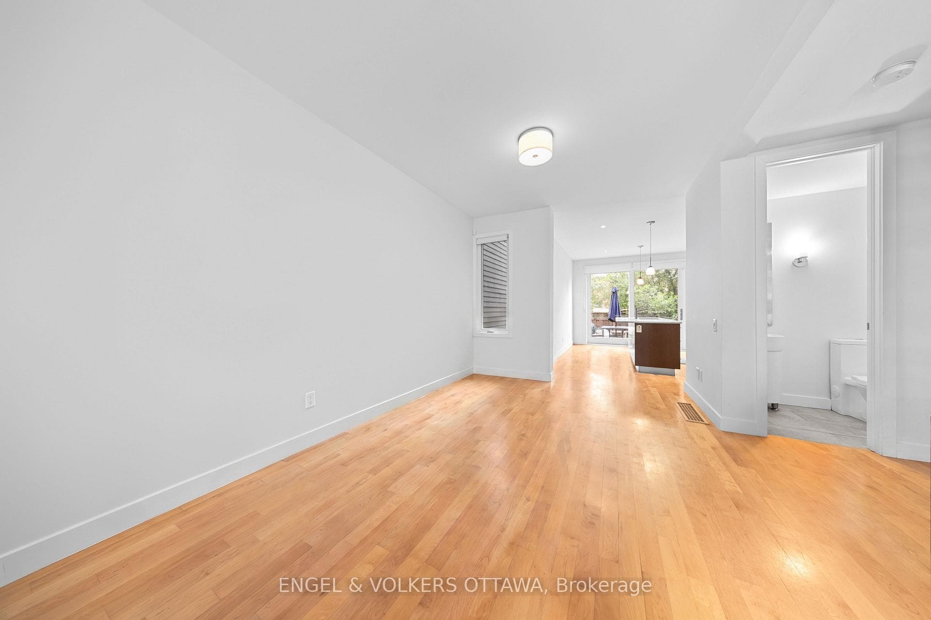 Dining room open to kitchen