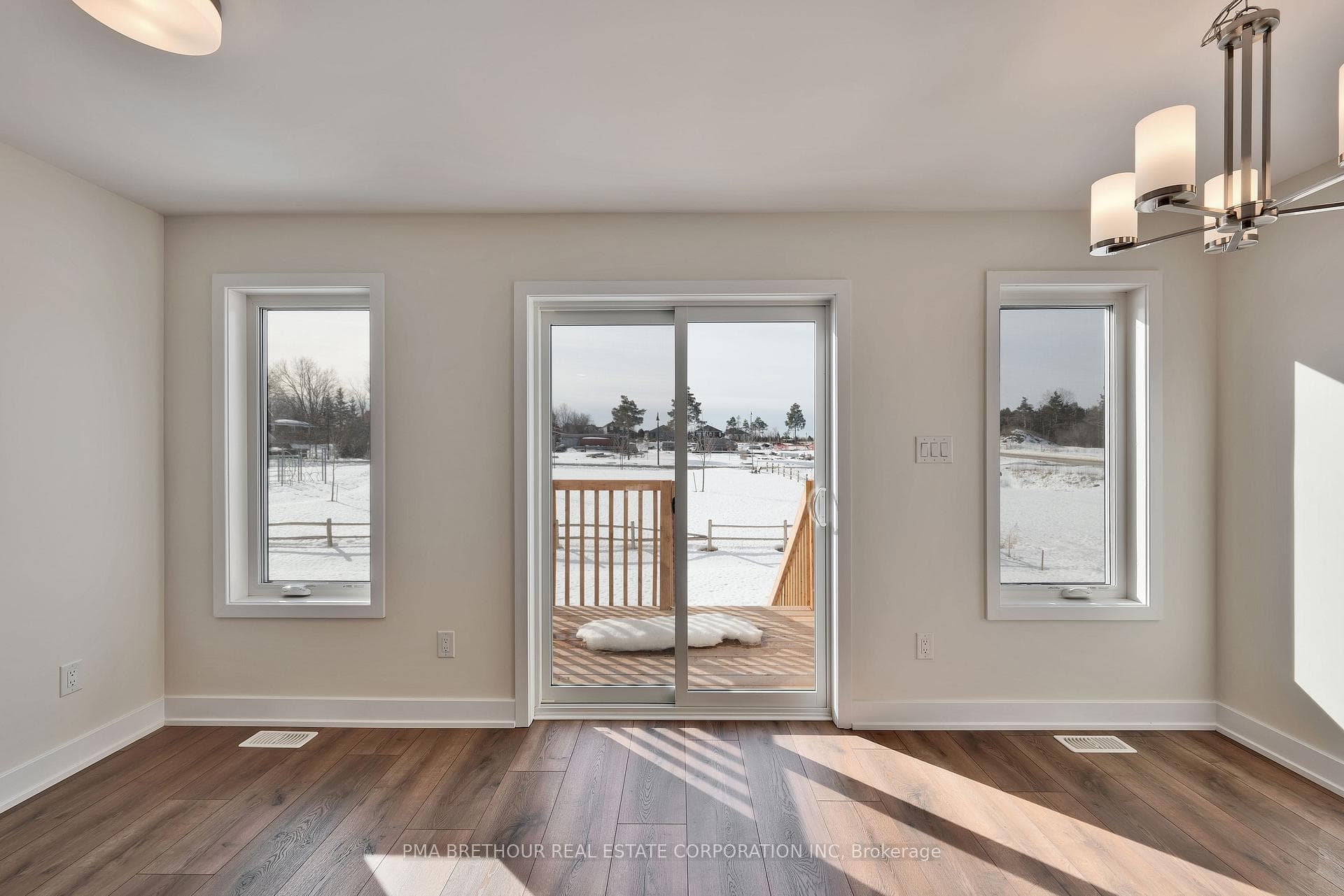 Model home dining and sitting area