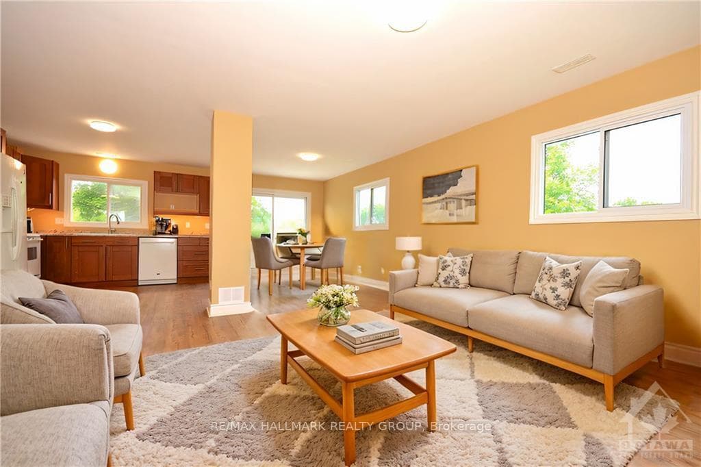 Virtually Staged Living/Dining Room