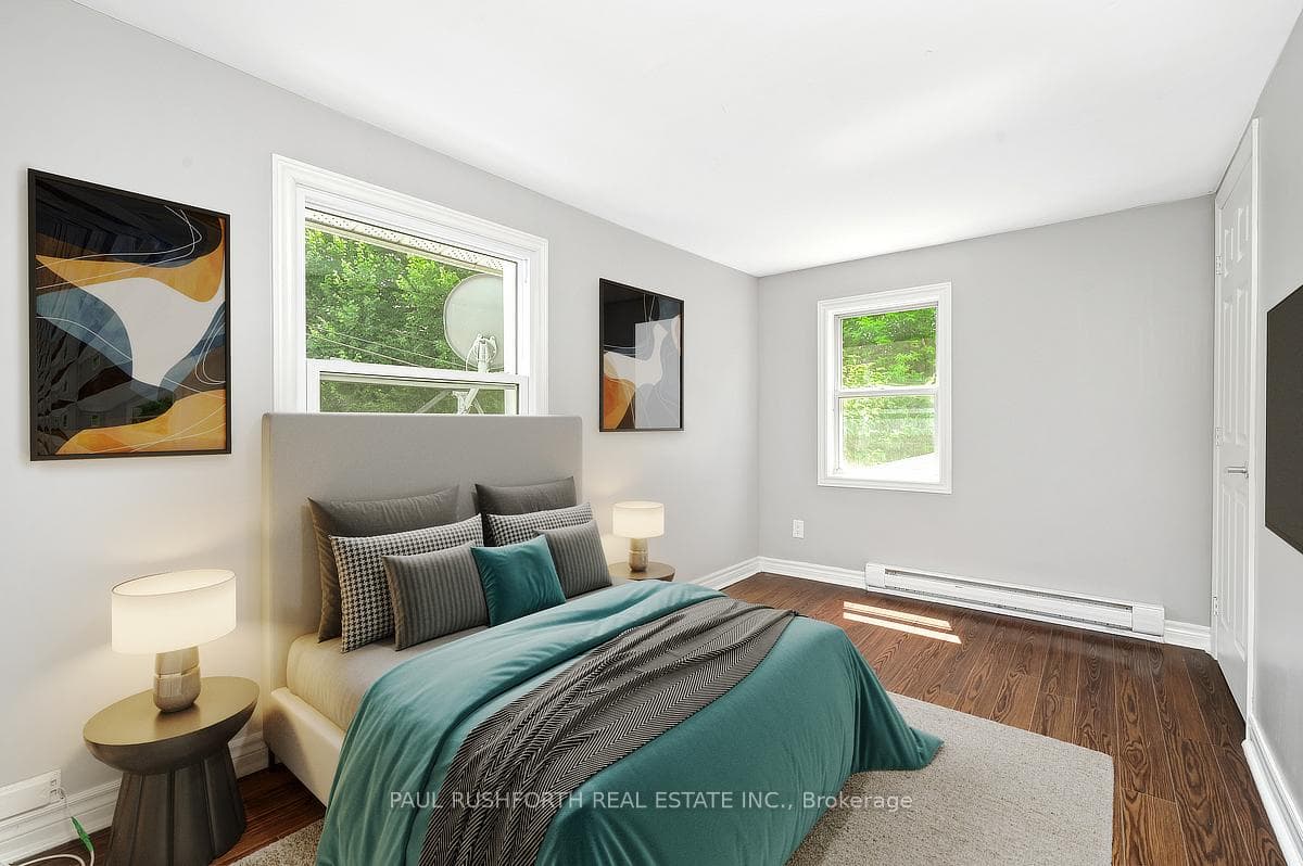 Unit B-Virtually Staged Bedroom