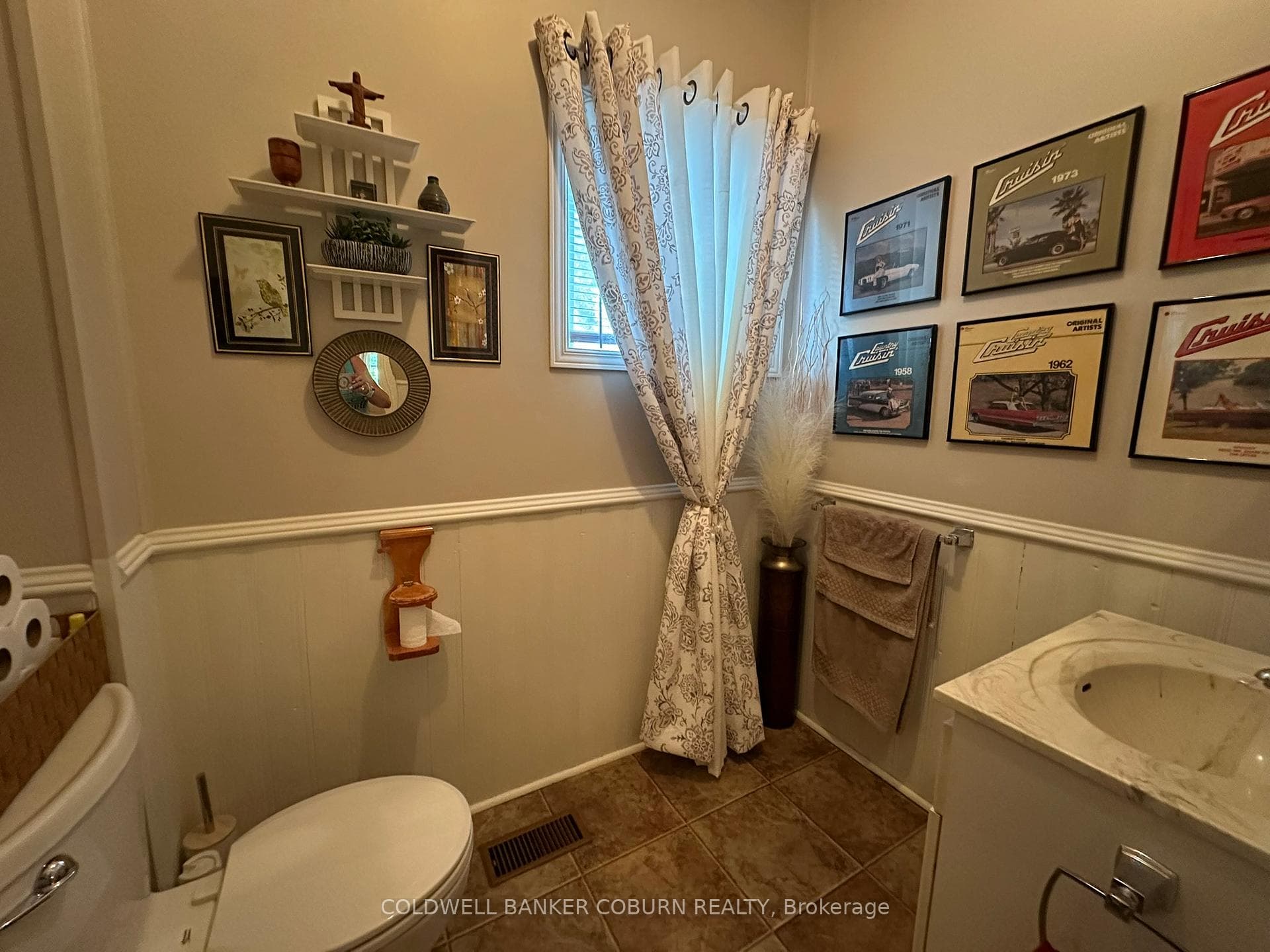 Main floor powder room.