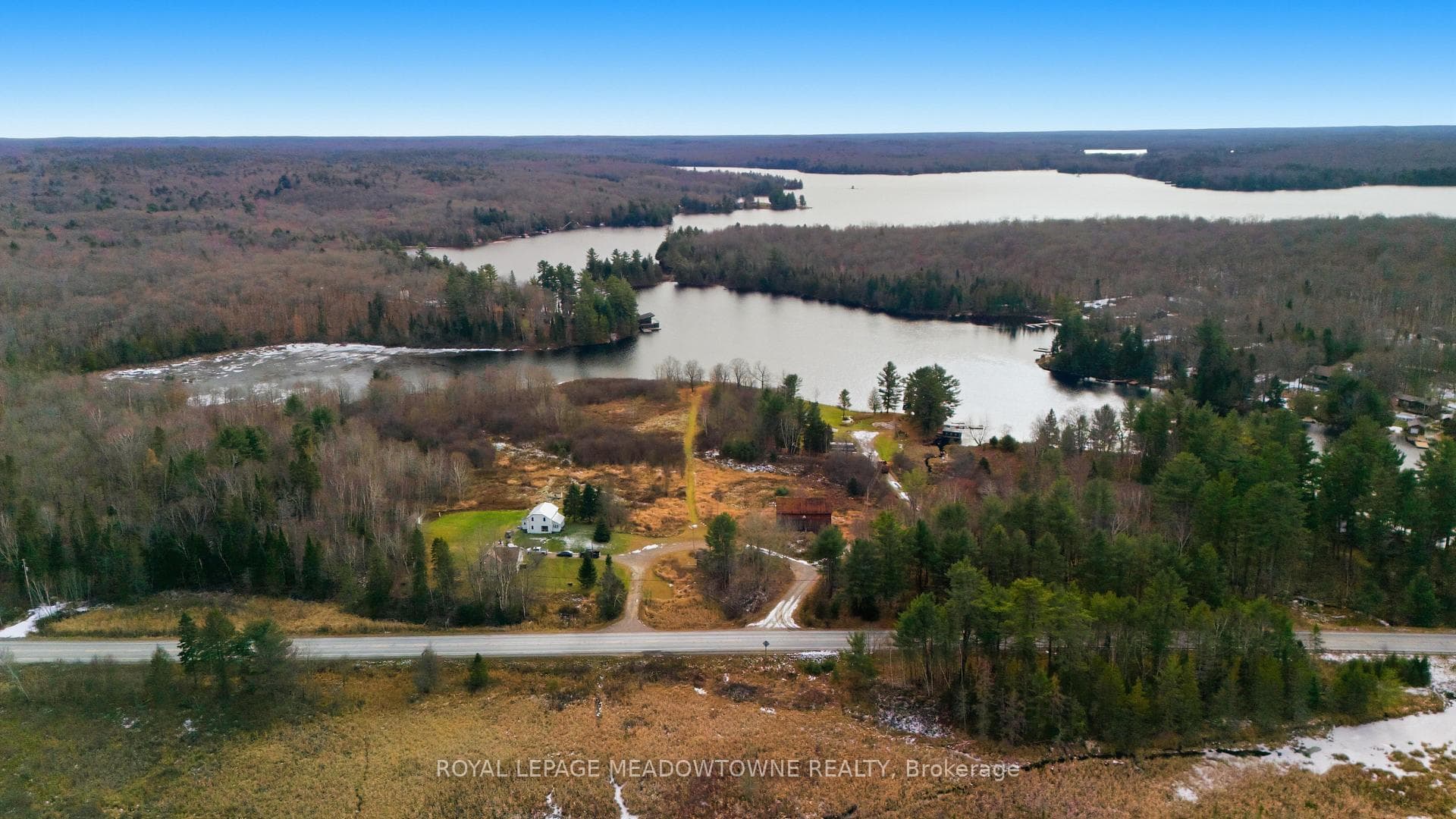 Views toward Ahmic Lake and Magnetawan river