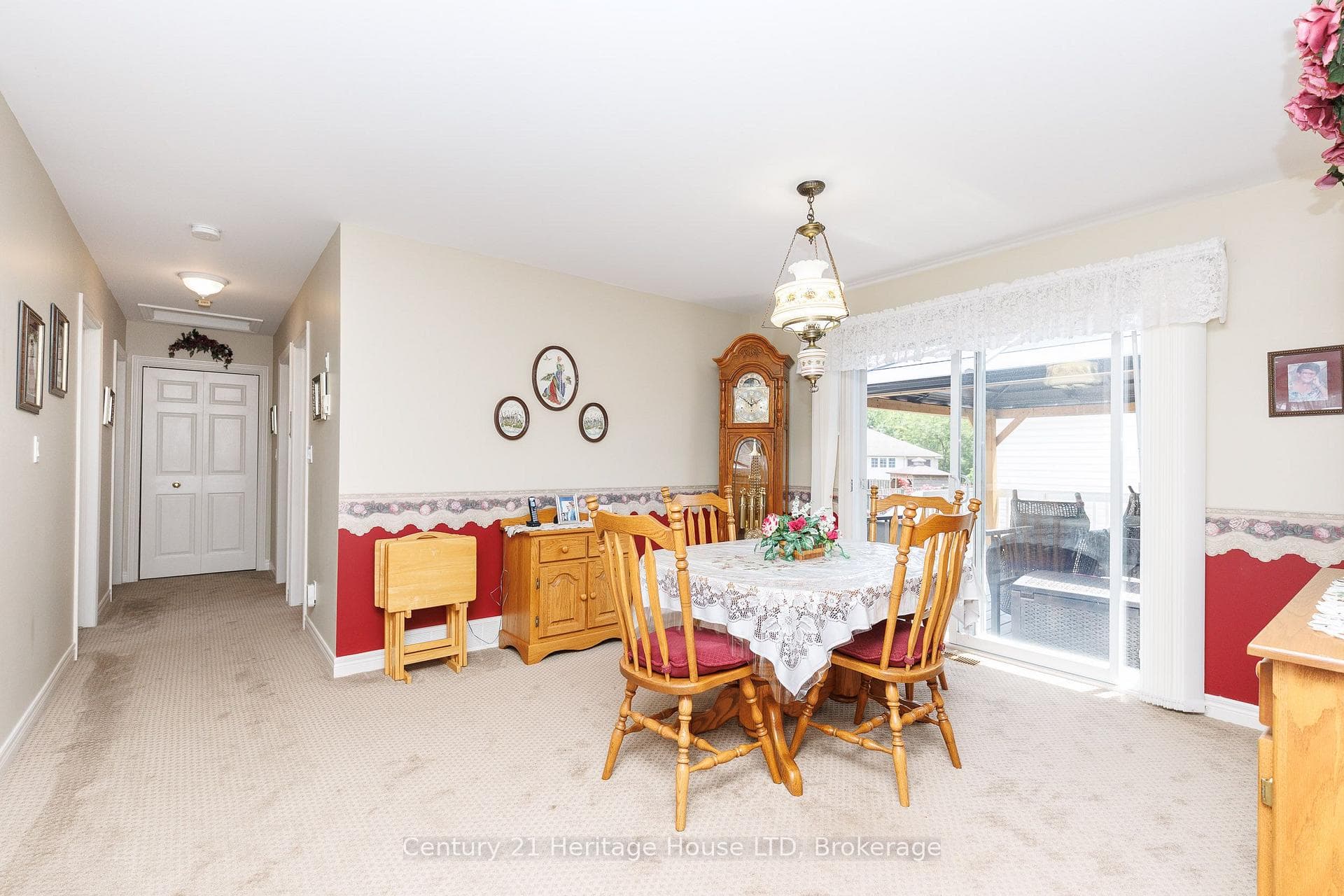 Main Floor Dining Room - Walk-out to deck