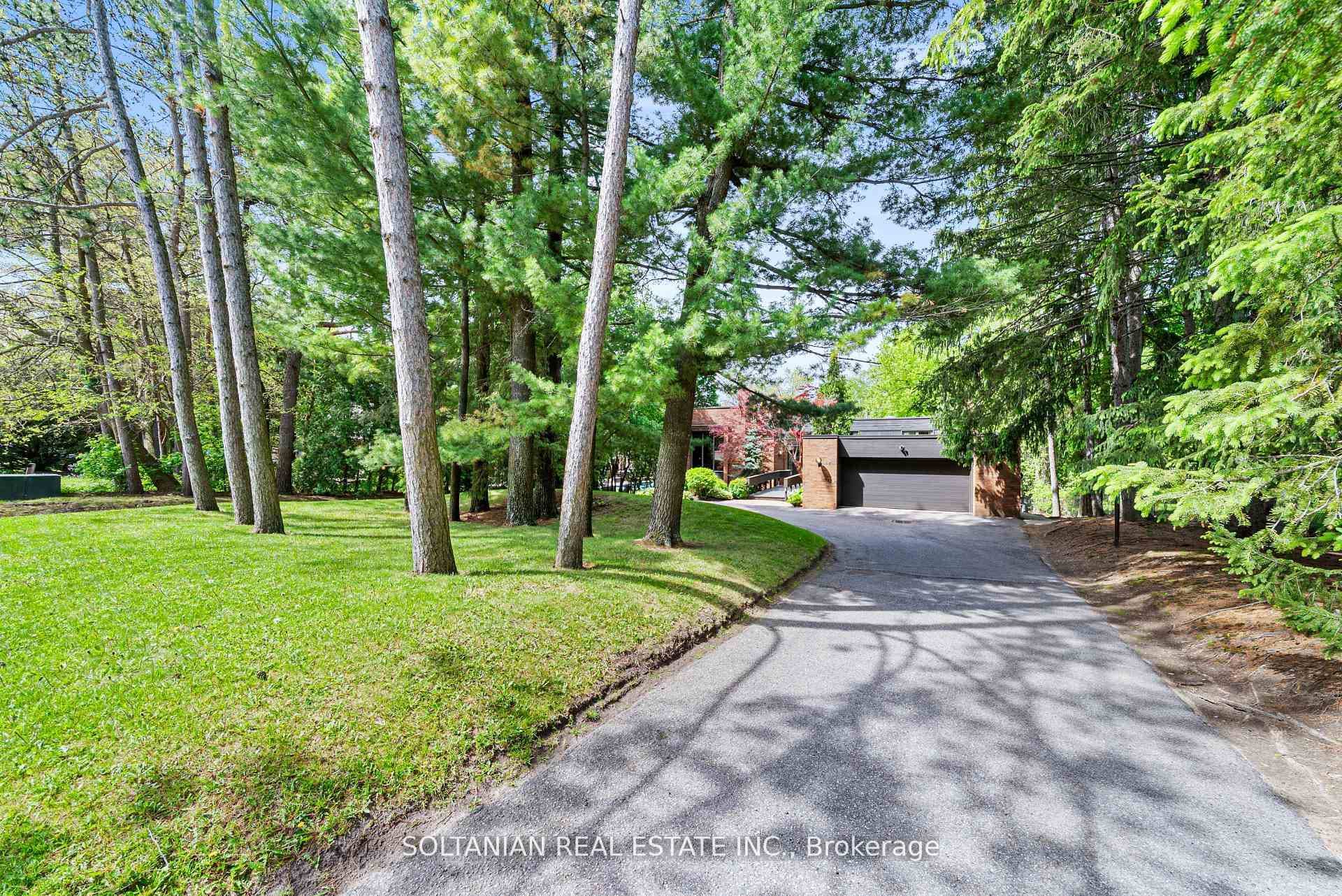 private home with circular driveway