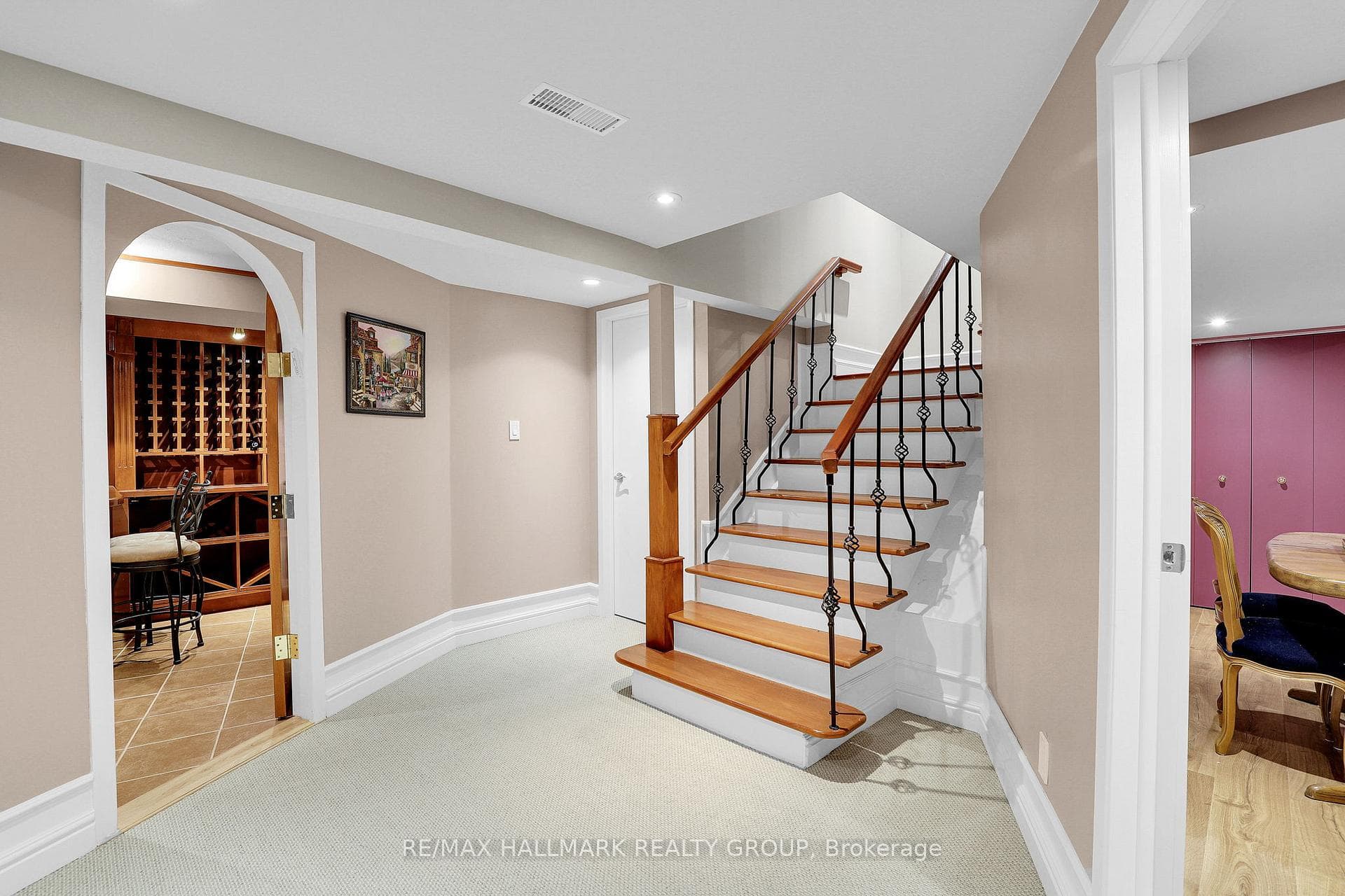Basement landing