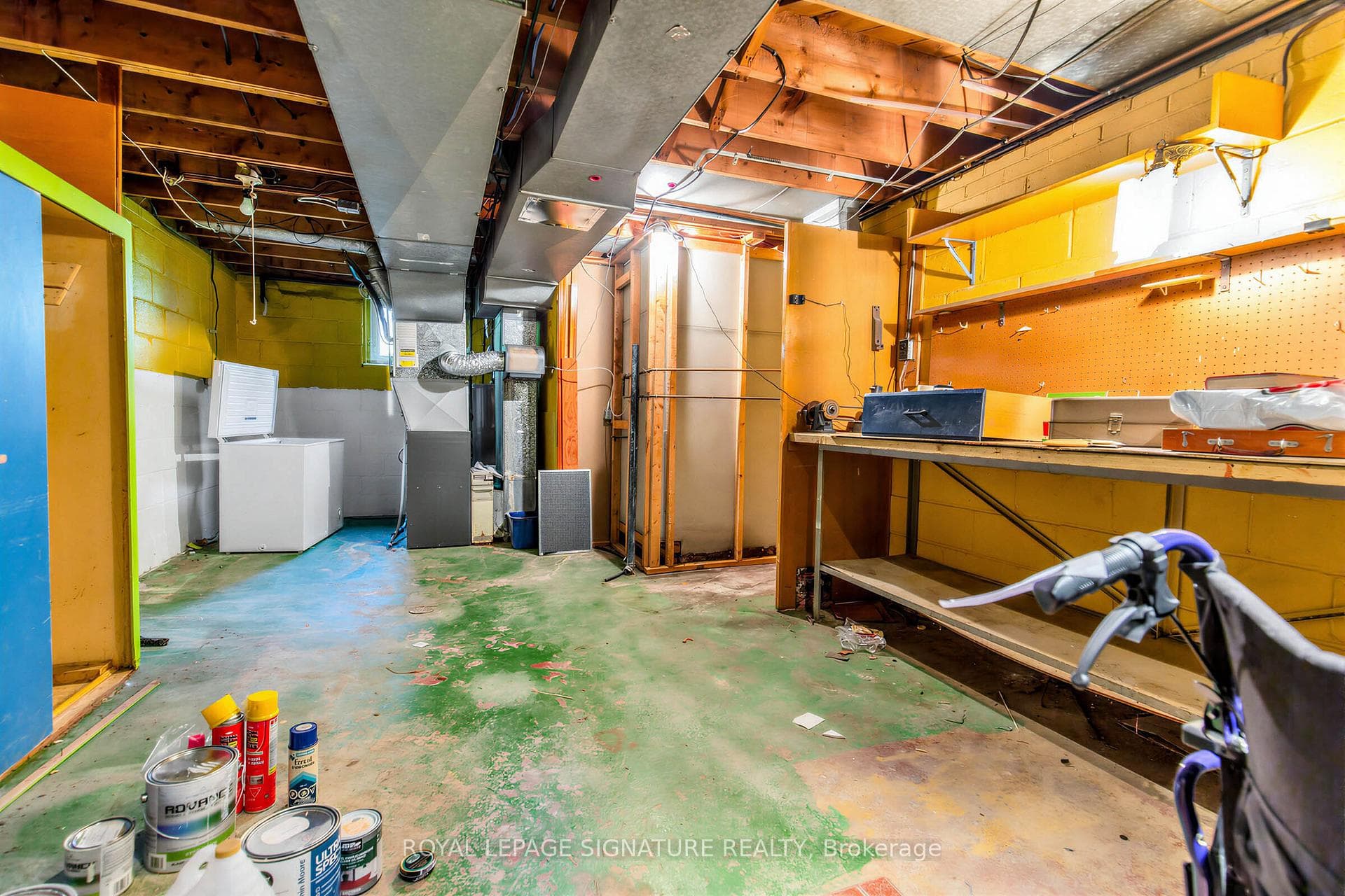 Blank Canvas (existing Furnace room in BSMT)
