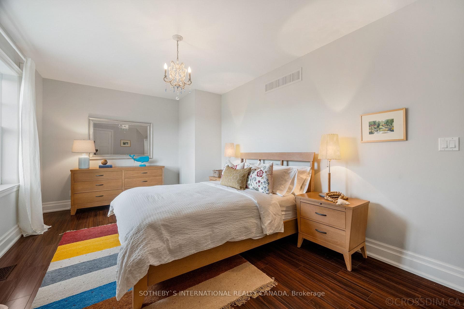 Second floor primary suite