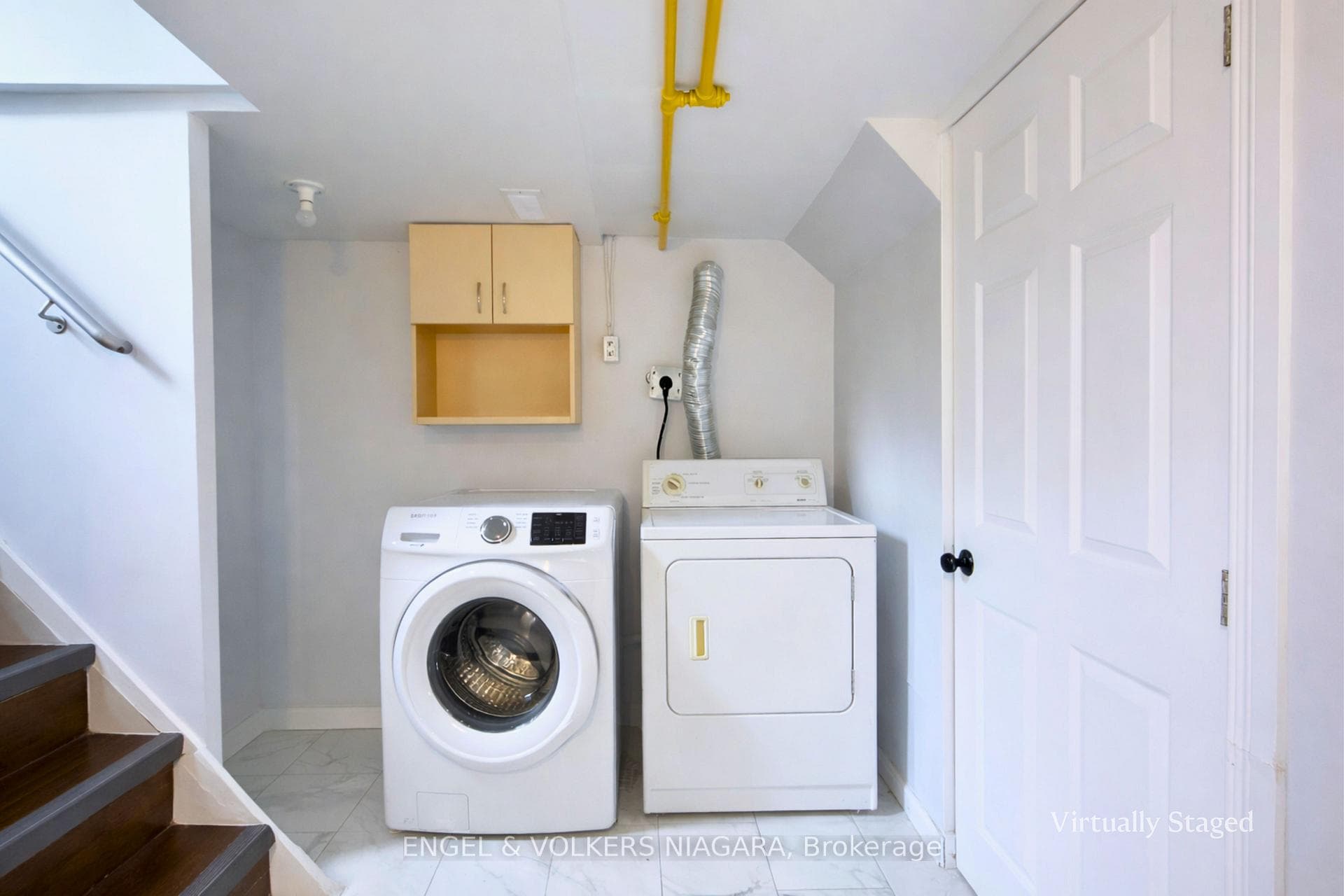 Basement Laundry Corner