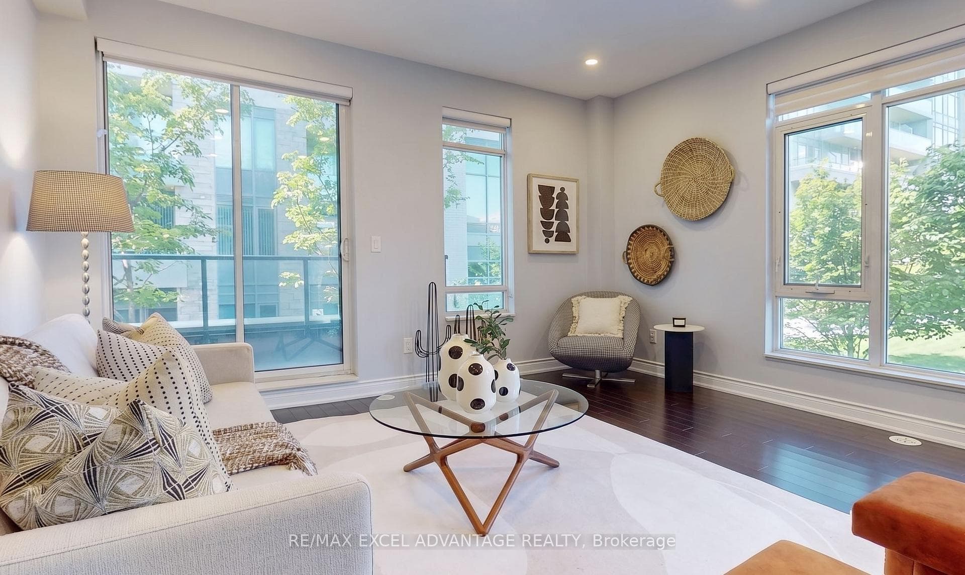 Living Room With Balcony