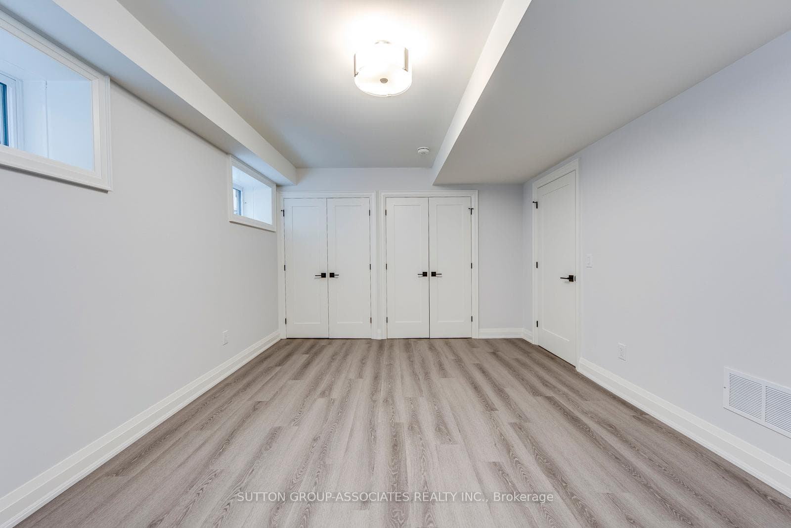 Bedroom double closets