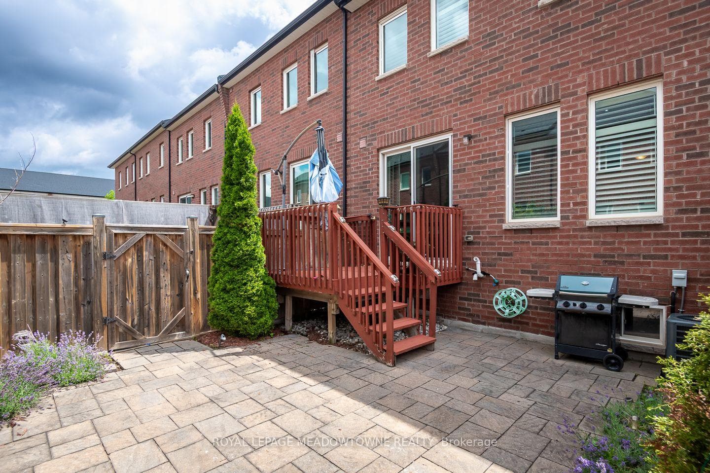 Fully fenced yard