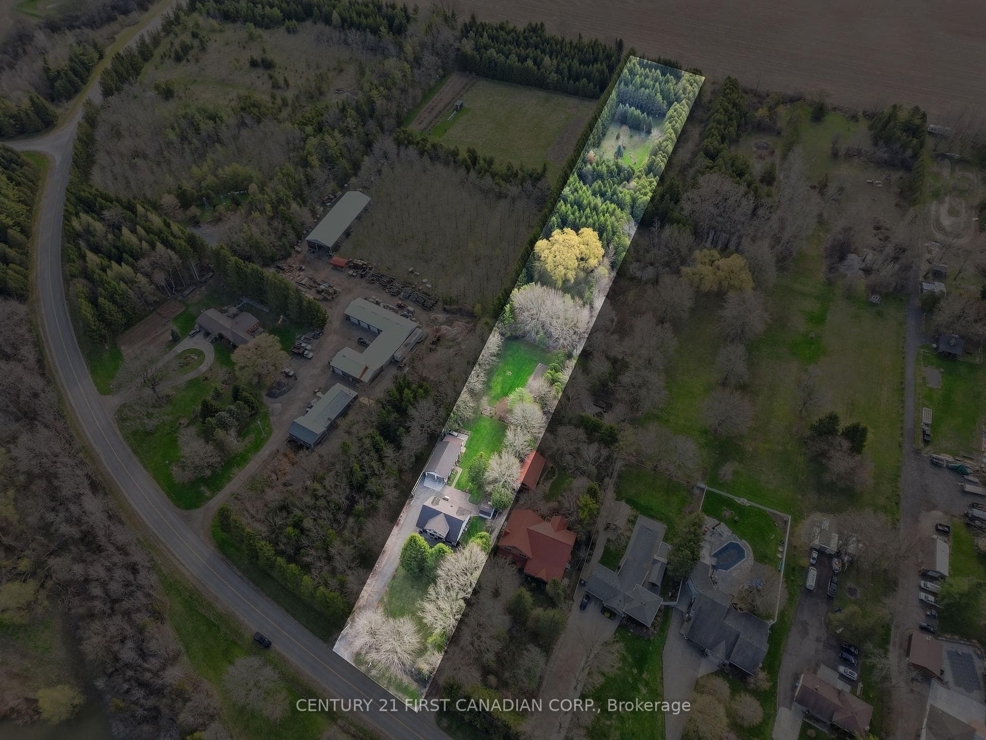2.5 Acre Lot - 1118 Feet Deep x 97 Feet Frontage
