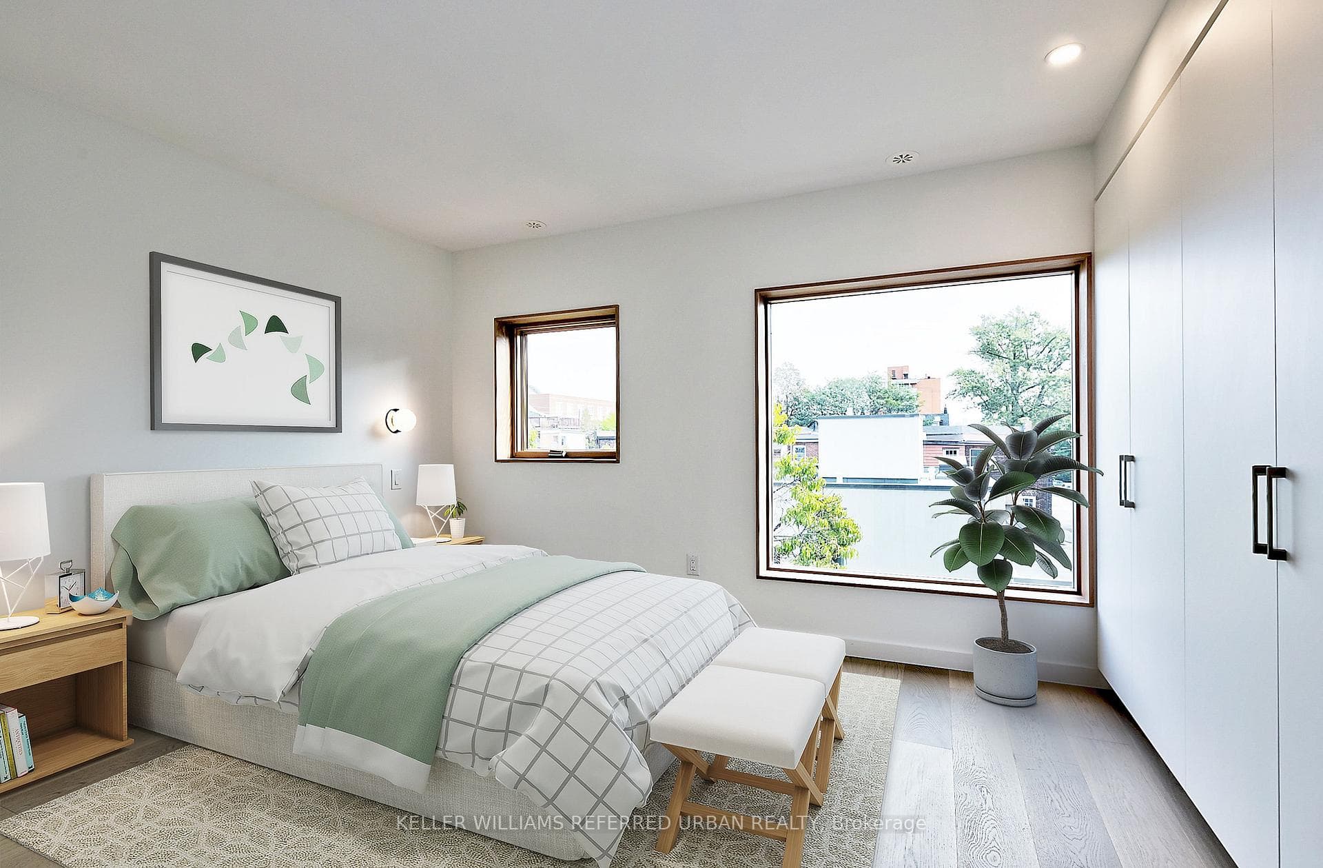 Primary Bedroom Virtually Staged
