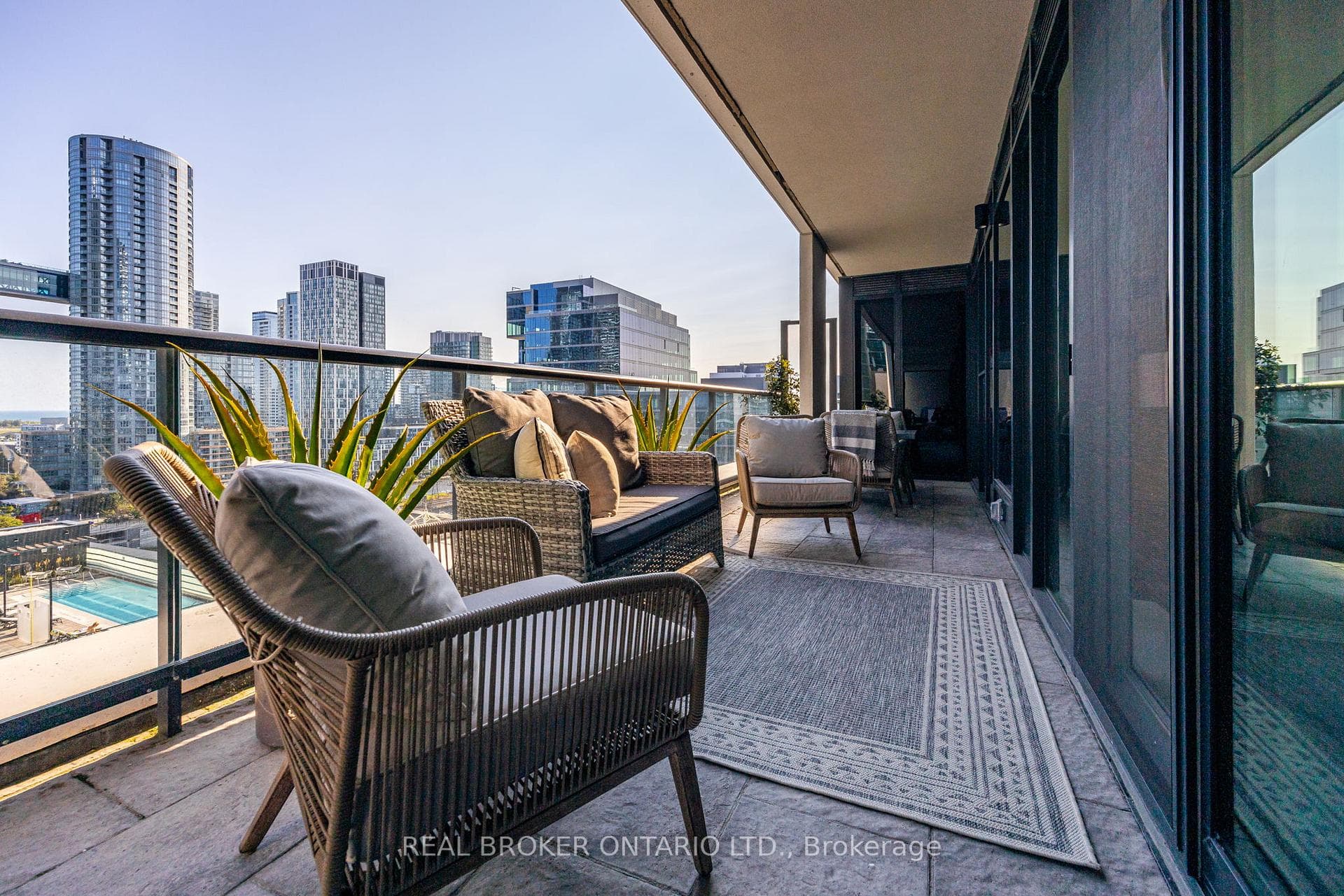 Expansive South Facing Terrace